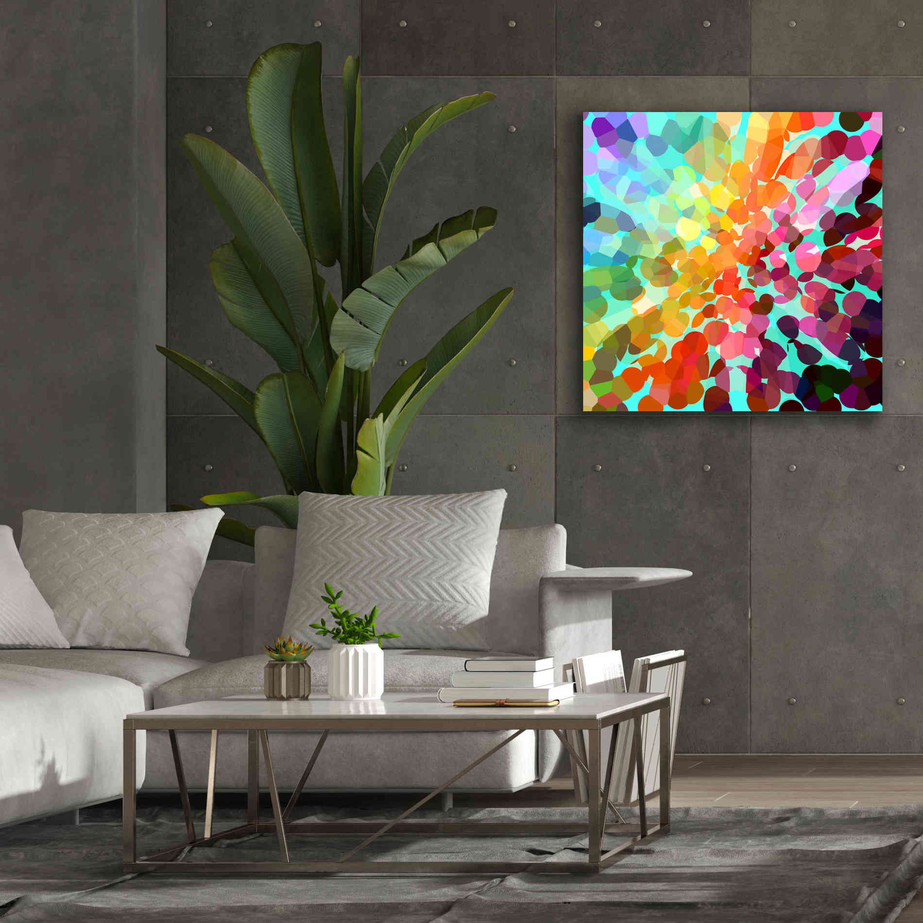 'Connect' by Shandra Smith, Canvas Wall Art,37 x 37