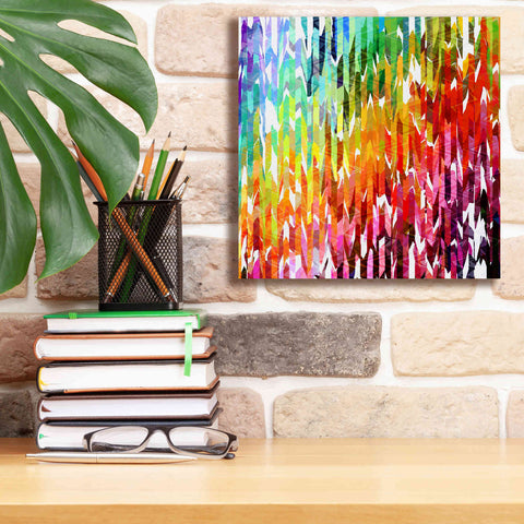 Image of 'Designer Stripes' by Shandra Smith, Canvas Wall Art,12 x 12