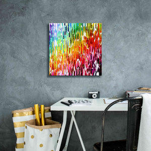 'Designer Stripes' by Shandra Smith, Canvas Wall Art,18 x 18