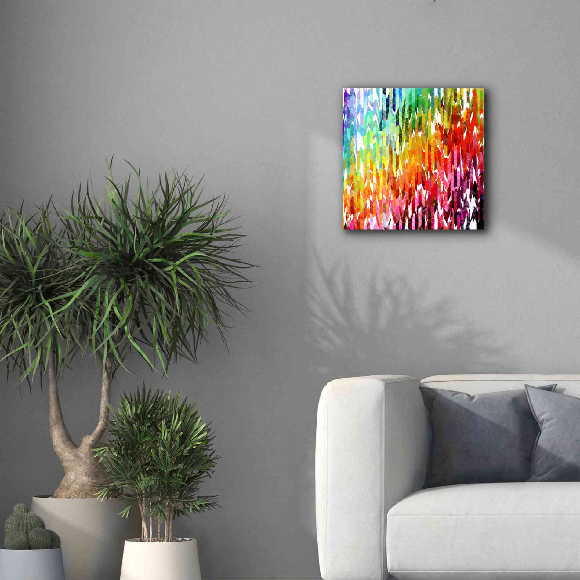 'Designer Stripes' by Shandra Smith, Canvas Wall Art,18 x 18