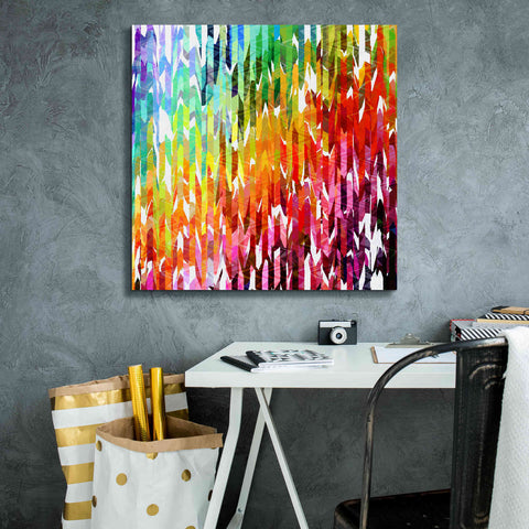 Image of 'Designer Stripes' by Shandra Smith, Canvas Wall Art,26 x 26