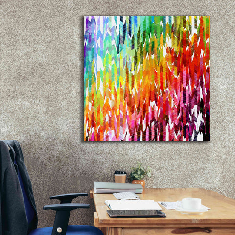 Image of 'Designer Stripes' by Shandra Smith, Canvas Wall Art,37 x 37