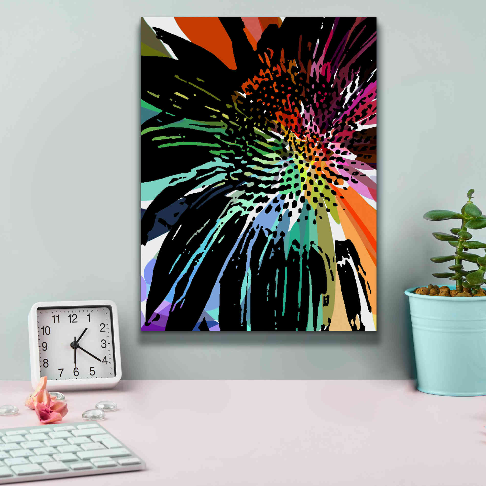 'Flower 25' by Shandra Smith, Canvas Wall Art,12 x 16