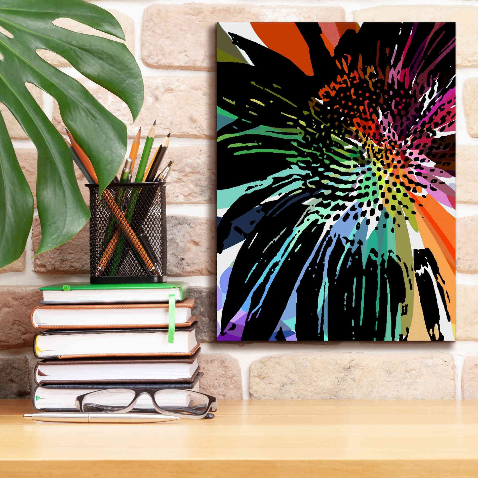 'Flower 25' by Shandra Smith, Canvas Wall Art,12 x 16