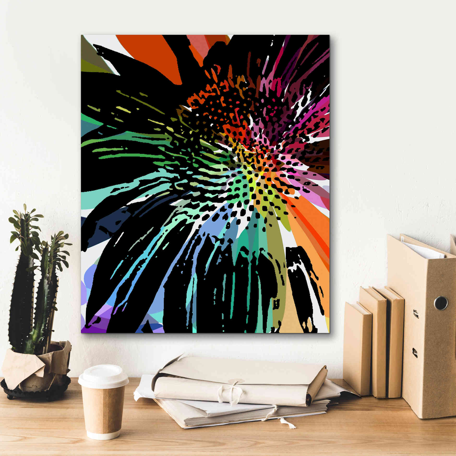 'Flower 25' by Shandra Smith, Canvas Wall Art,20 x 24