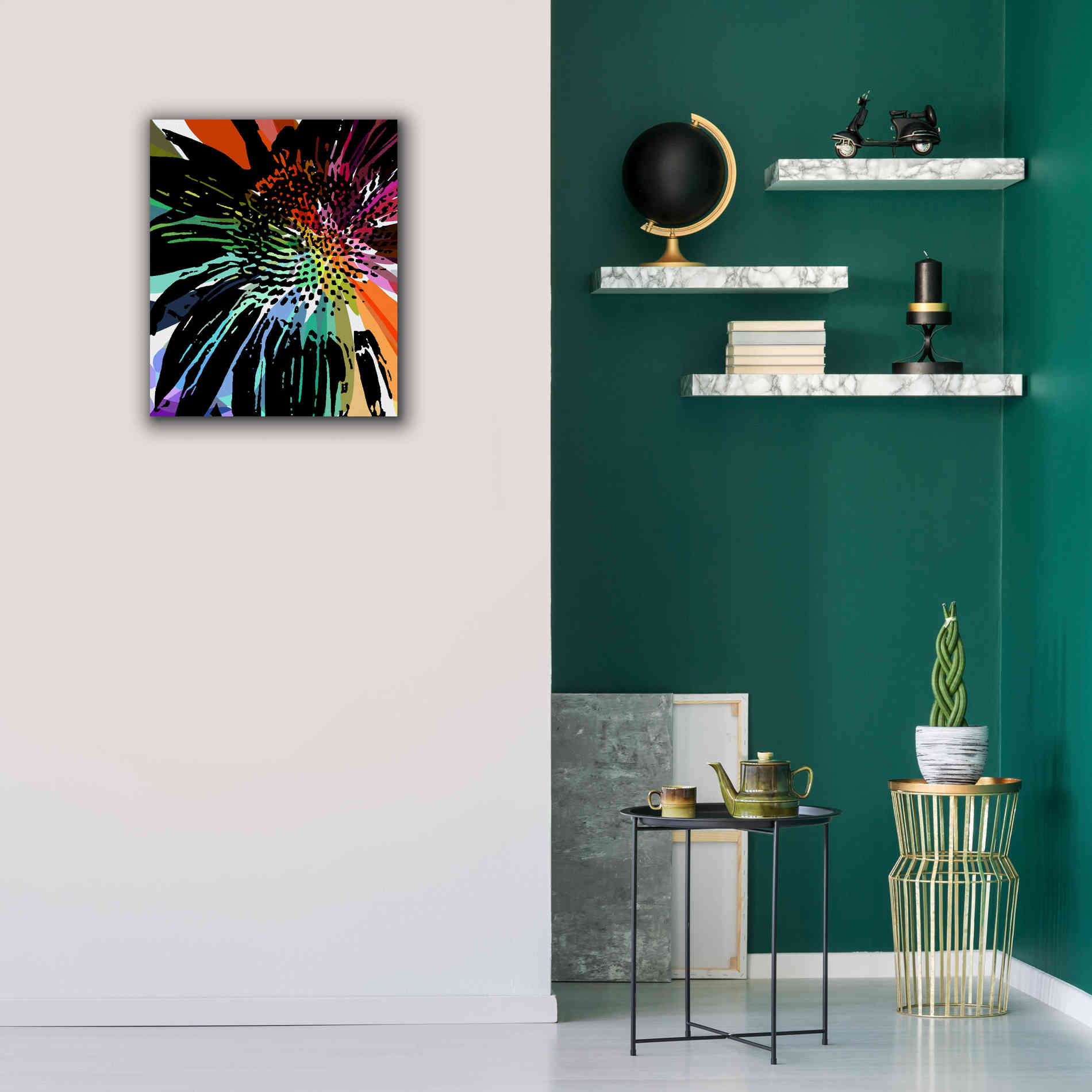 'Flower 25' by Shandra Smith, Canvas Wall Art,20 x 24