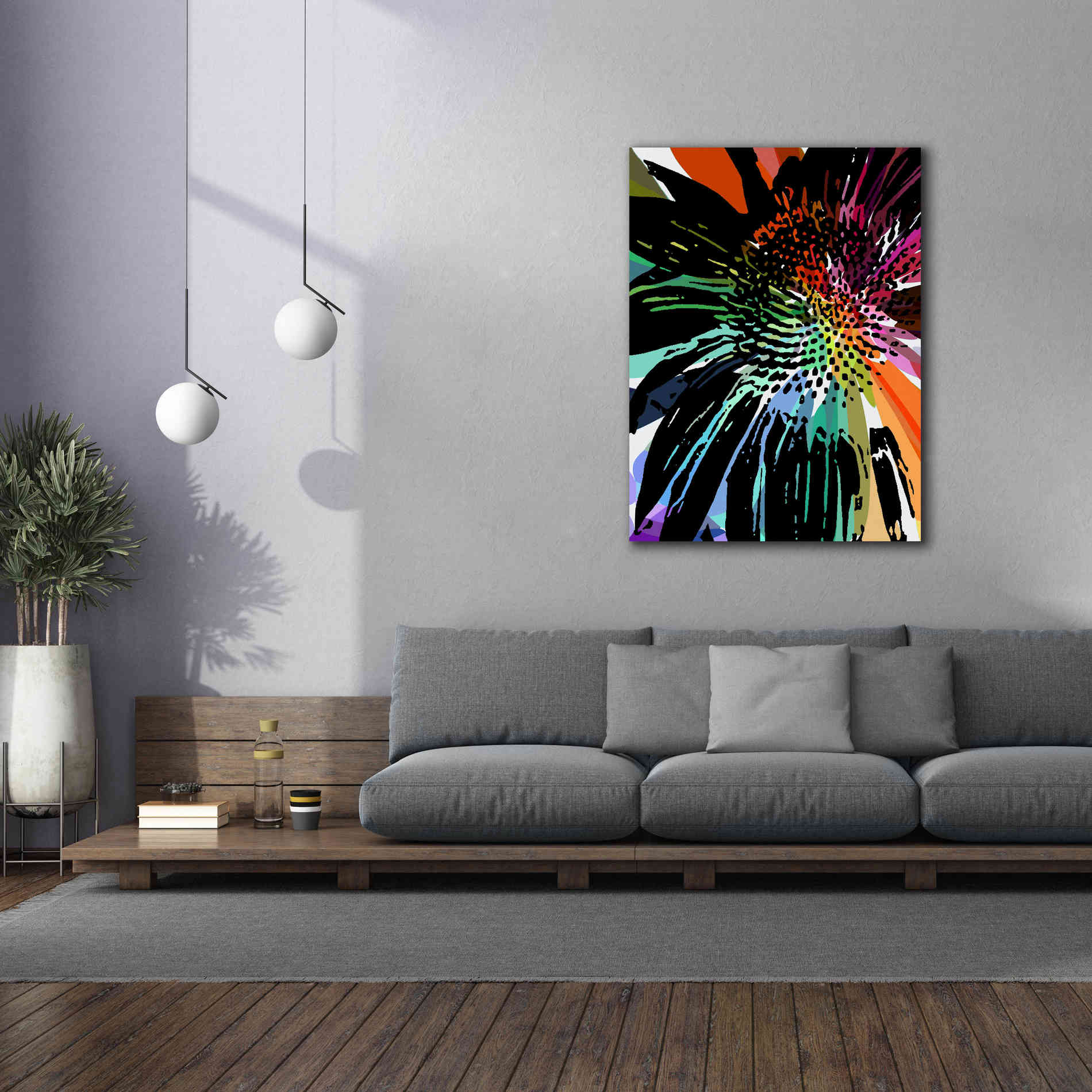 'Flower 25' by Shandra Smith, Canvas Wall Art,40 x 54