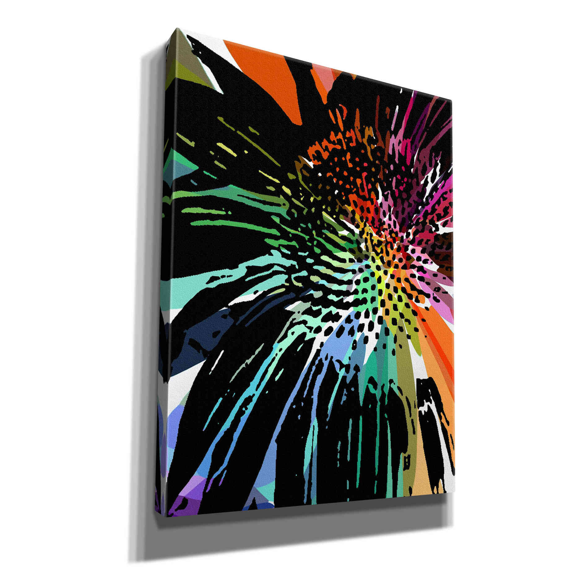 'Flower 25' by Shandra Smith, Canvas Wall Art,12x16x1.1x0,20x24x1.1x0,26x30x1.74x0,40x54x1.74x0