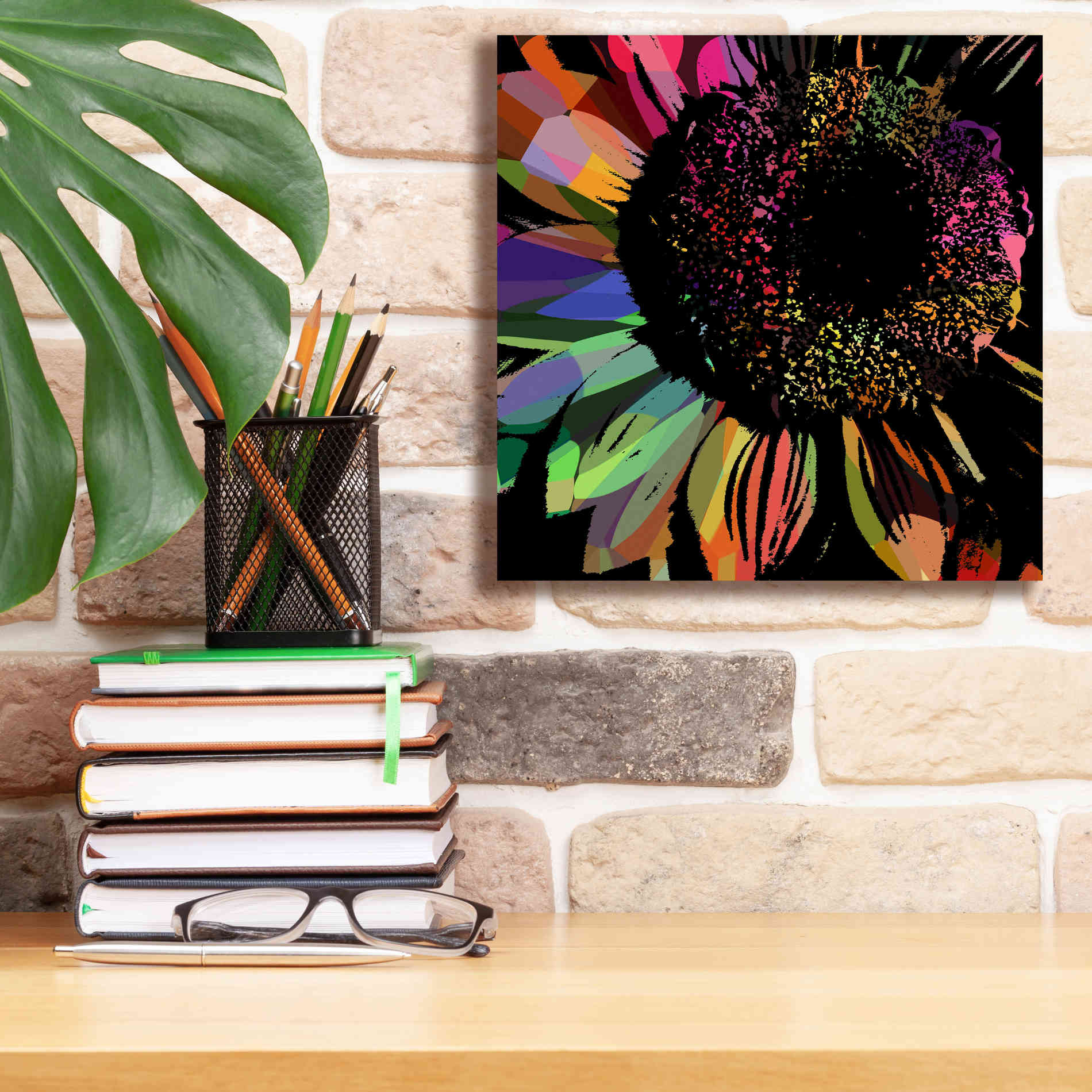 'Flower 30' by Shandra Smith, Canvas Wall Art,12 x 12
