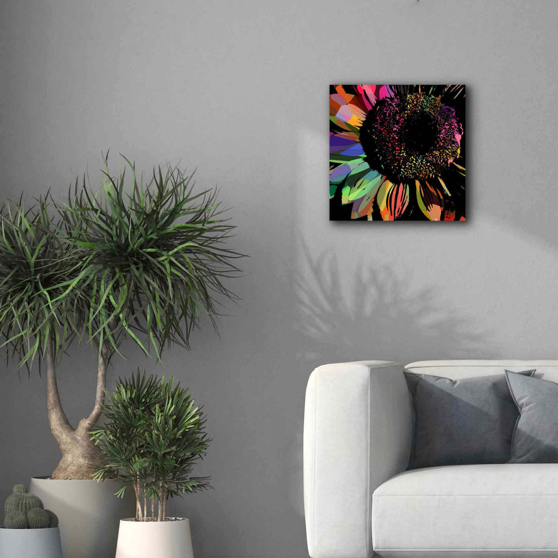 'Flower 30' by Shandra Smith, Canvas Wall Art,18 x 18