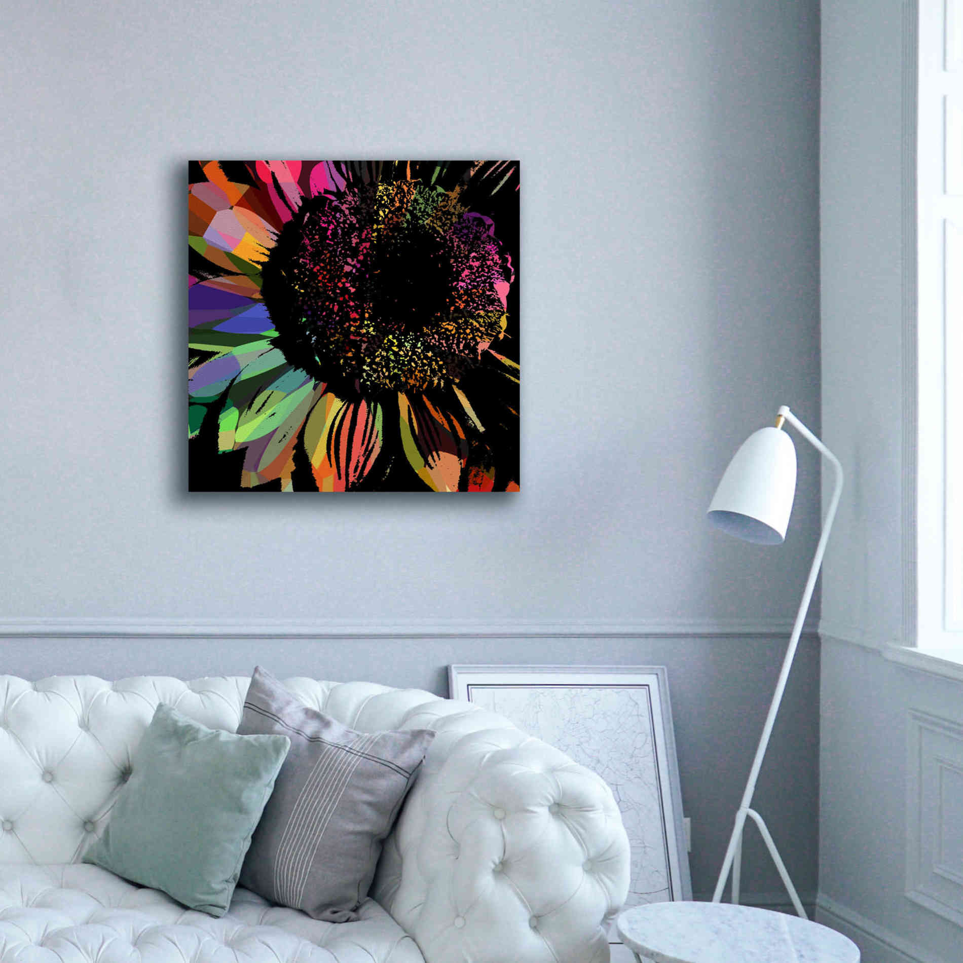 'Flower 30' by Shandra Smith, Canvas Wall Art,37 x 37