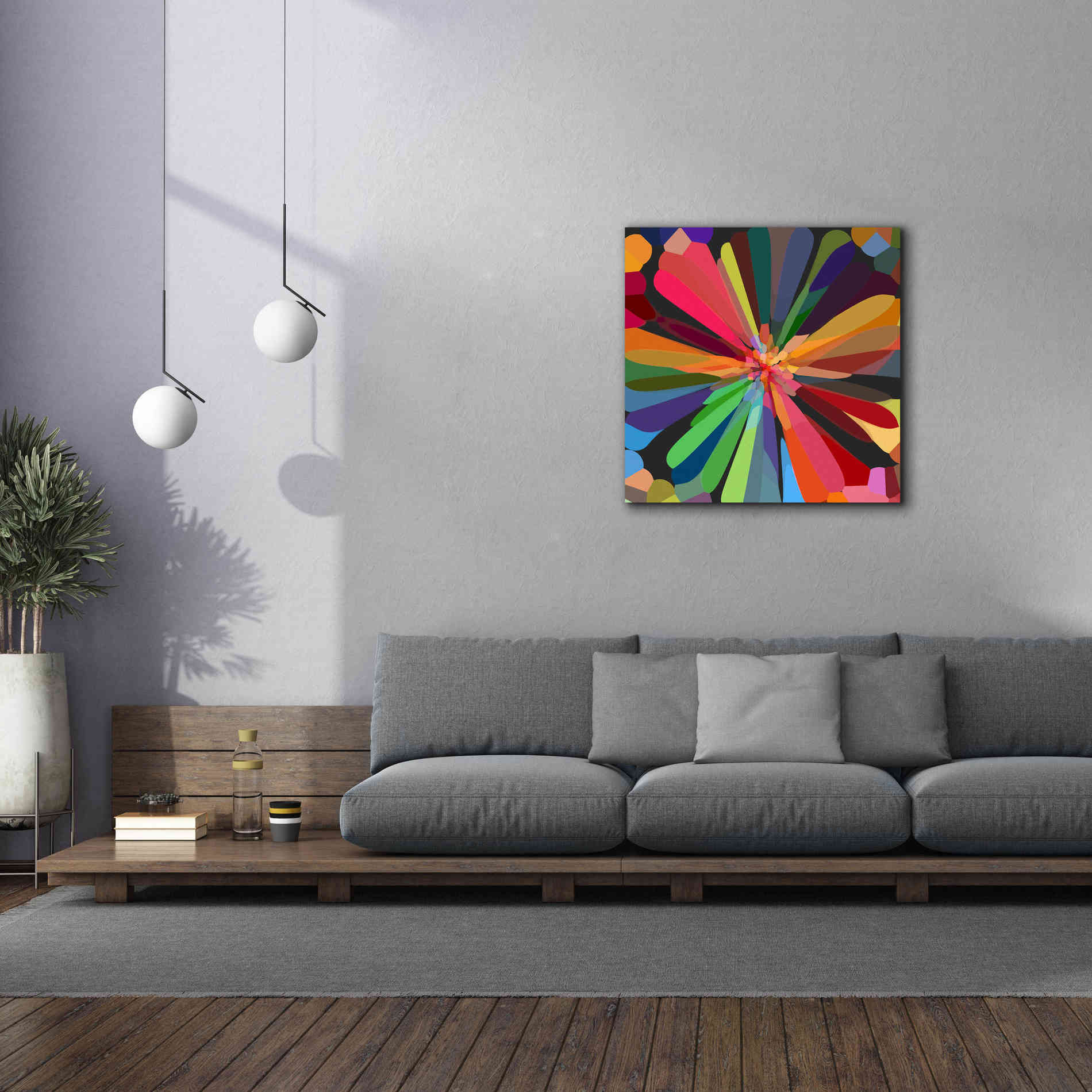 'Flower 12' by Shandra Smith, Canvas Wall Art,37 x 37