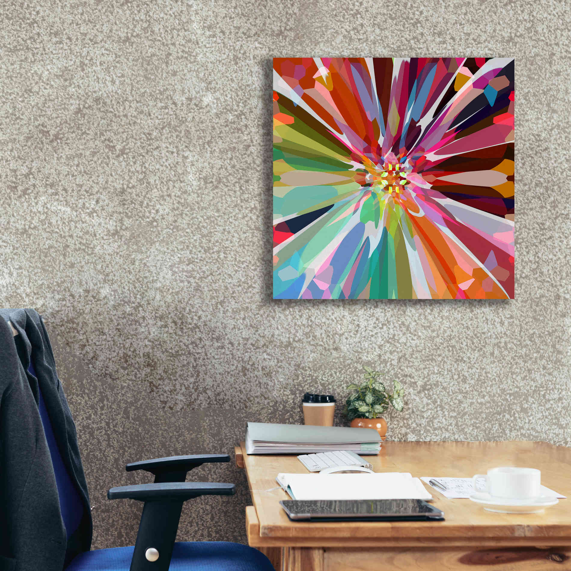 'Flower 16' by Shandra Smith, Canvas Wall Art,26 x 26