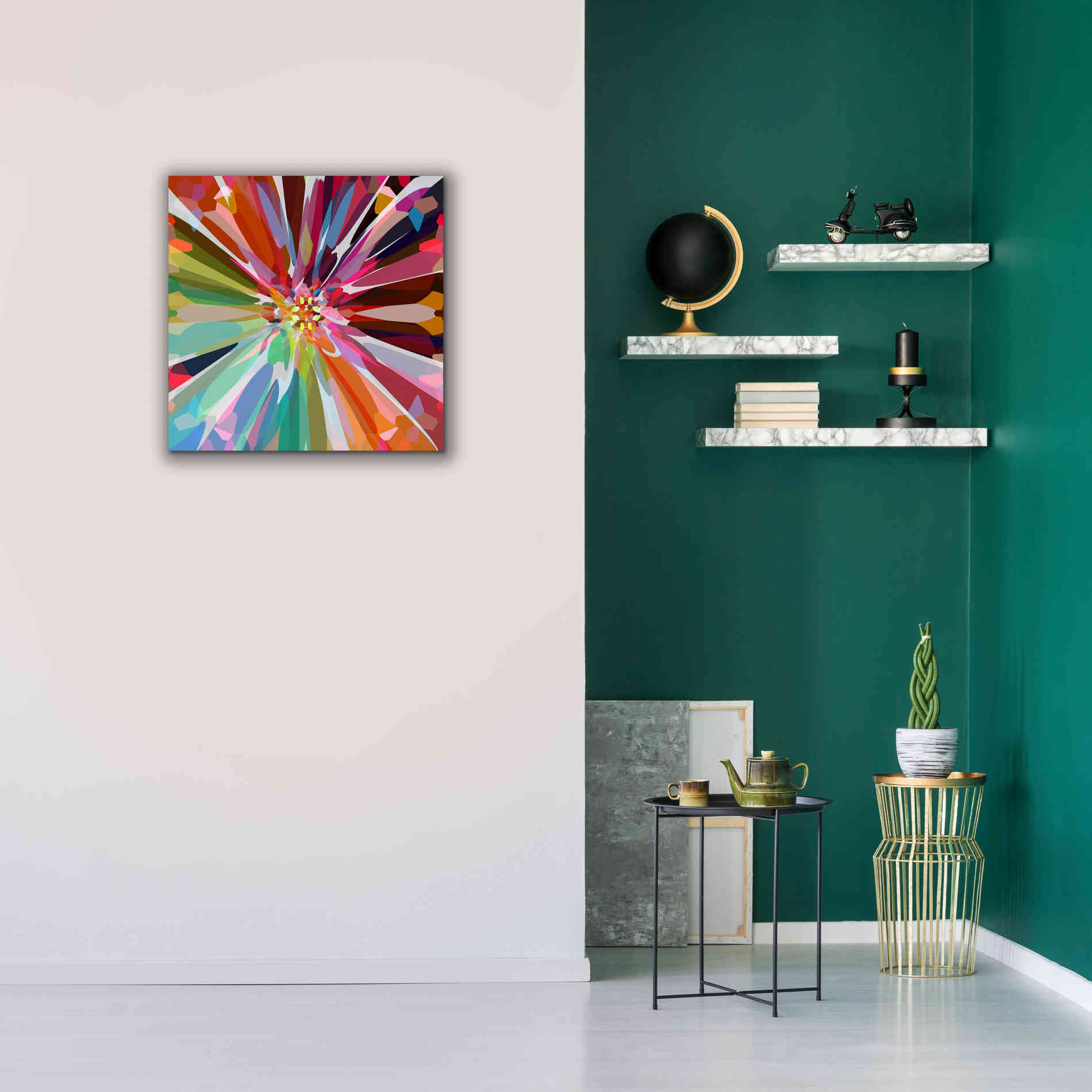 'Flower 16' by Shandra Smith, Canvas Wall Art,26 x 26