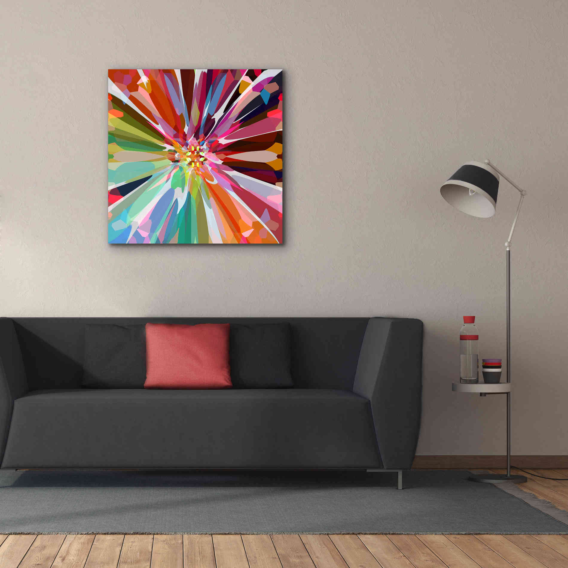 'Flower 16' by Shandra Smith, Canvas Wall Art,37 x 37