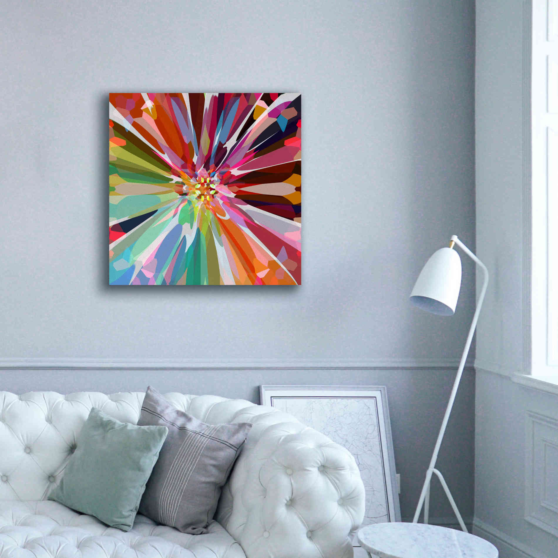 'Flower 16' by Shandra Smith, Canvas Wall Art,37 x 37