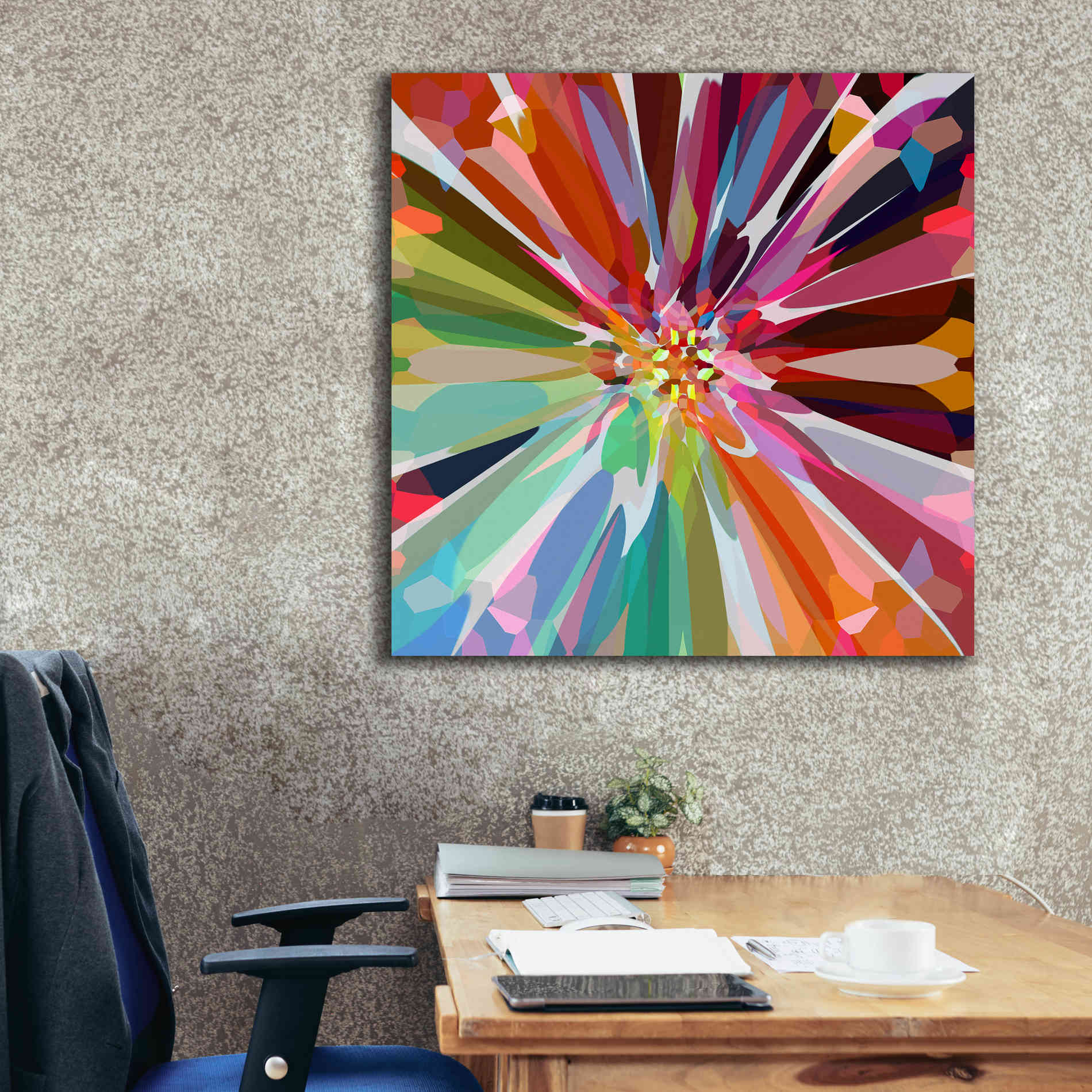 'Flower 16' by Shandra Smith, Canvas Wall Art,37 x 37