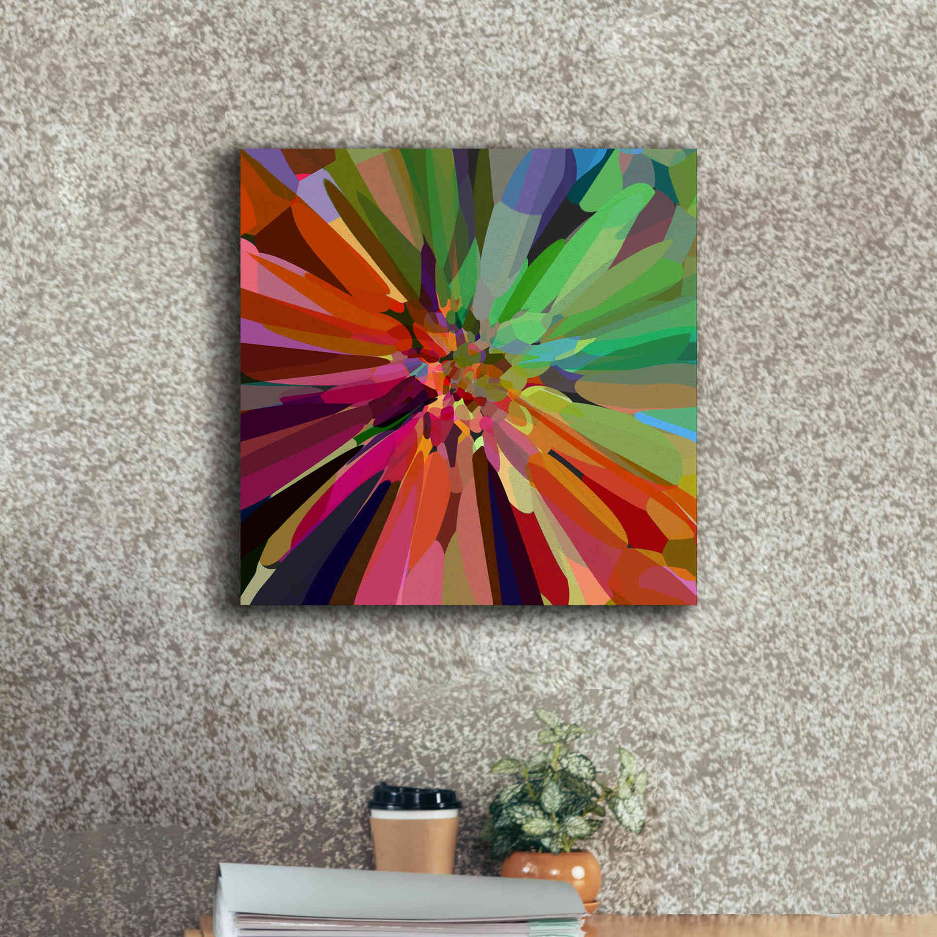 'Flower 27 ' by Shandra Smith, Canvas Wall Art,18 x 18
