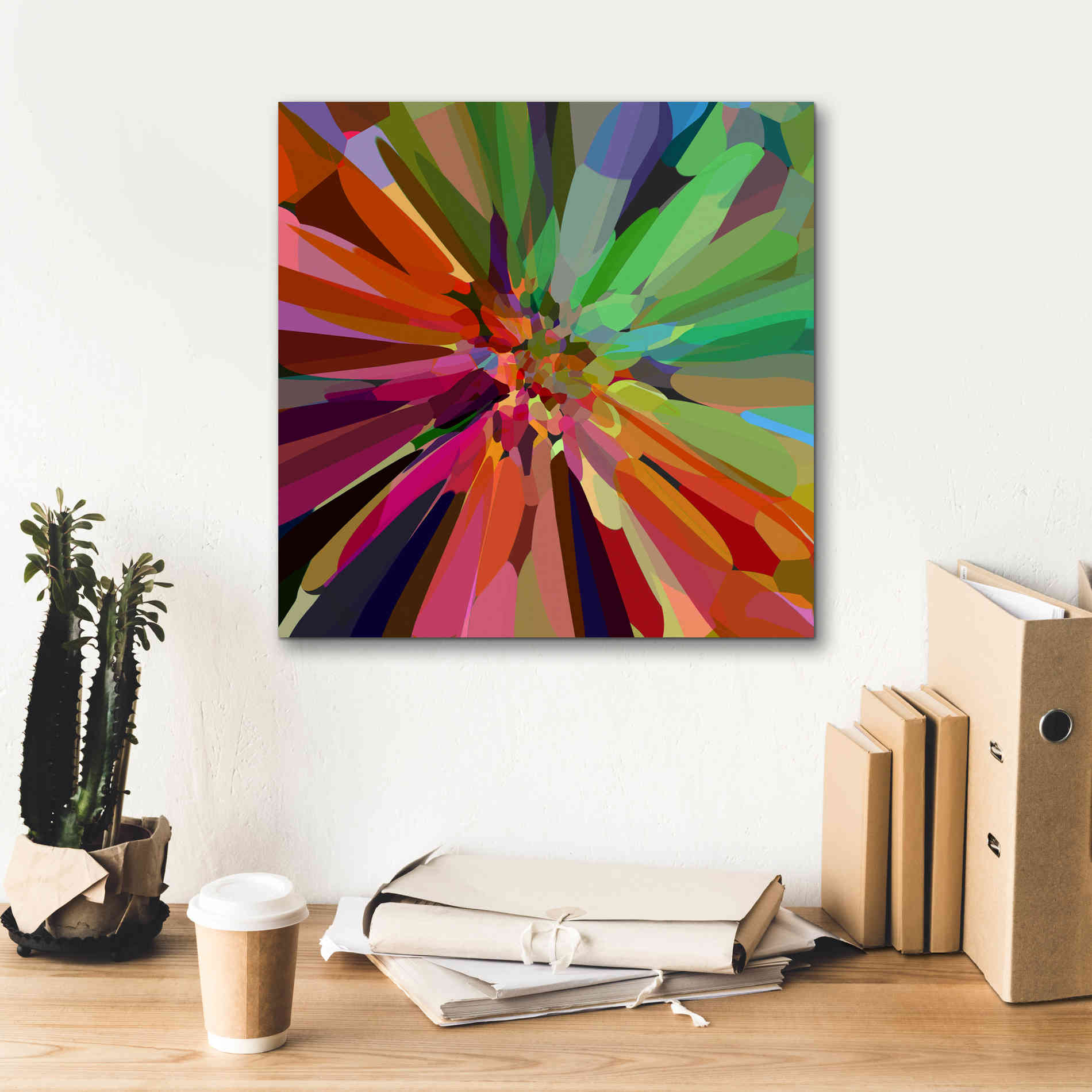 'Flower 27 ' by Shandra Smith, Canvas Wall Art,18 x 18