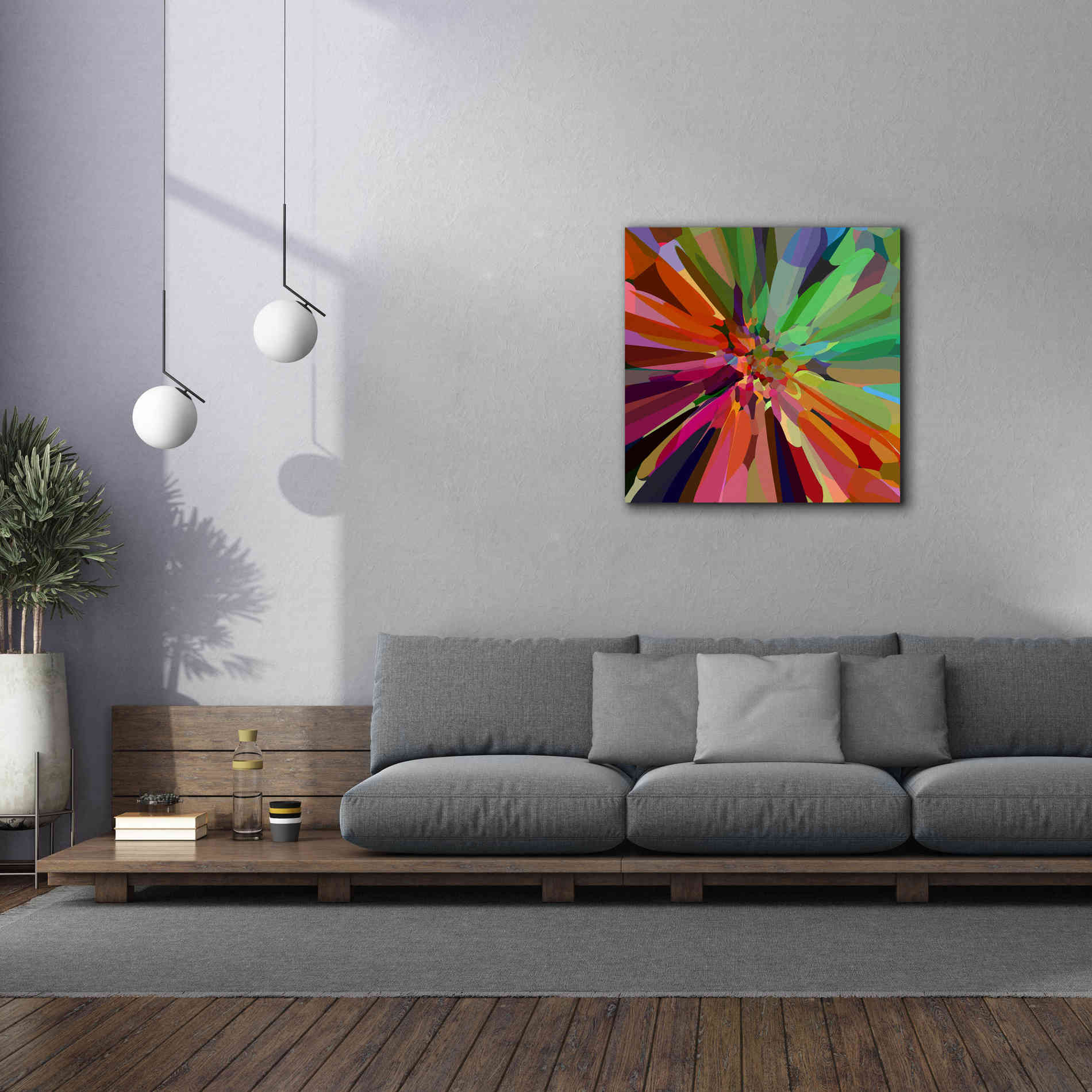 'Flower 27 ' by Shandra Smith, Canvas Wall Art,37 x 37