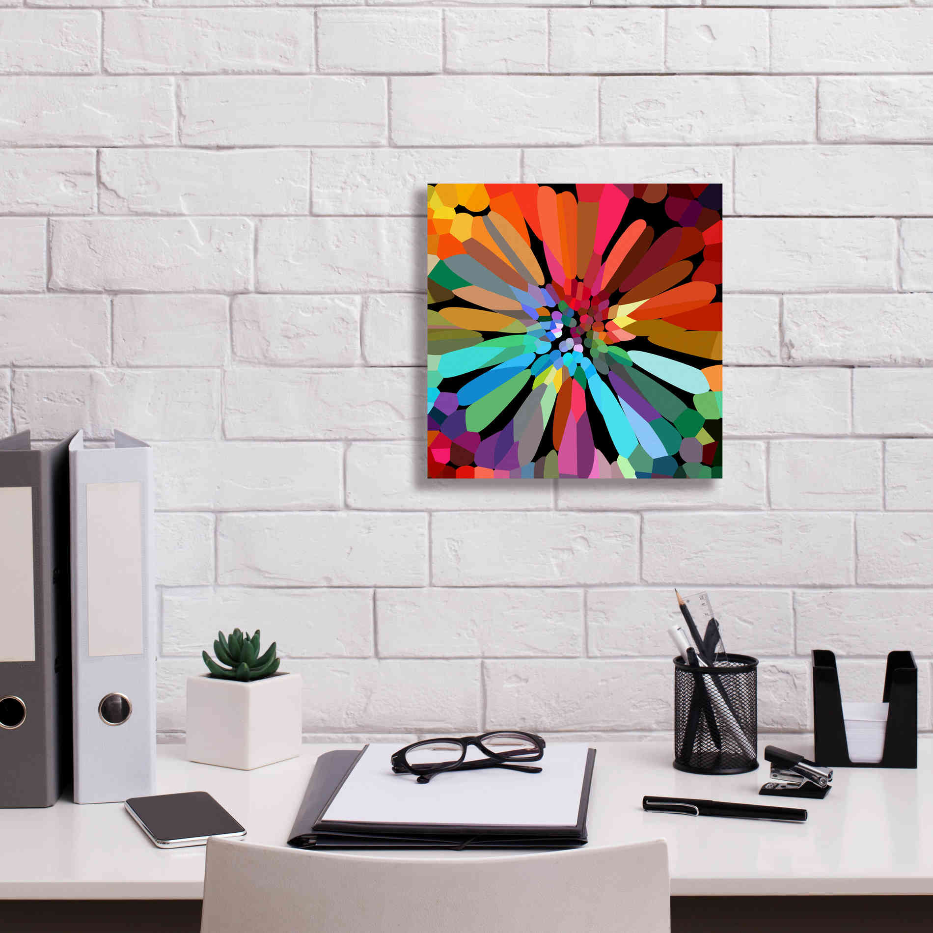 'Flower' by Shandra Smith, Canvas Wall Art,12 x 12