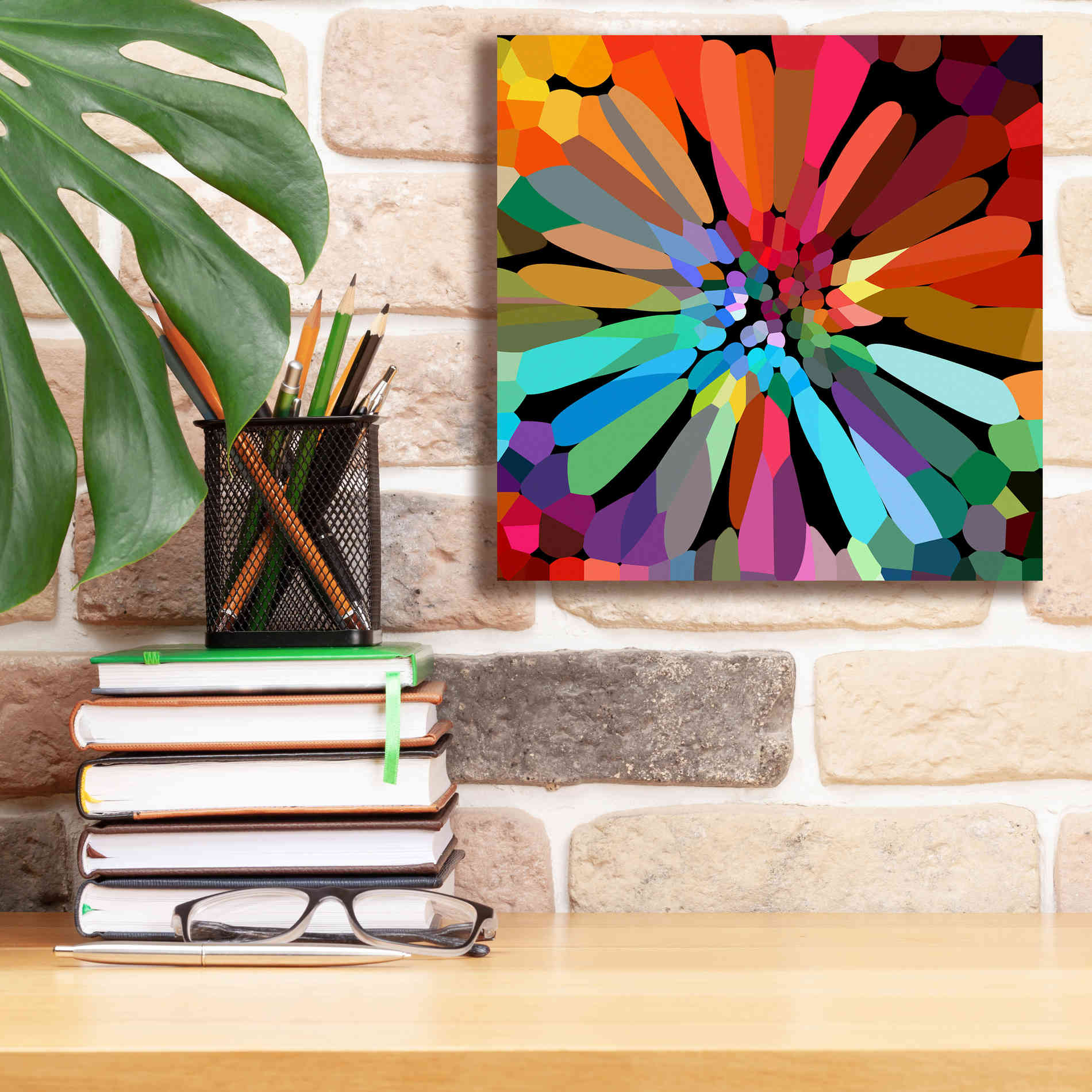 'Flower' by Shandra Smith, Canvas Wall Art,12 x 12