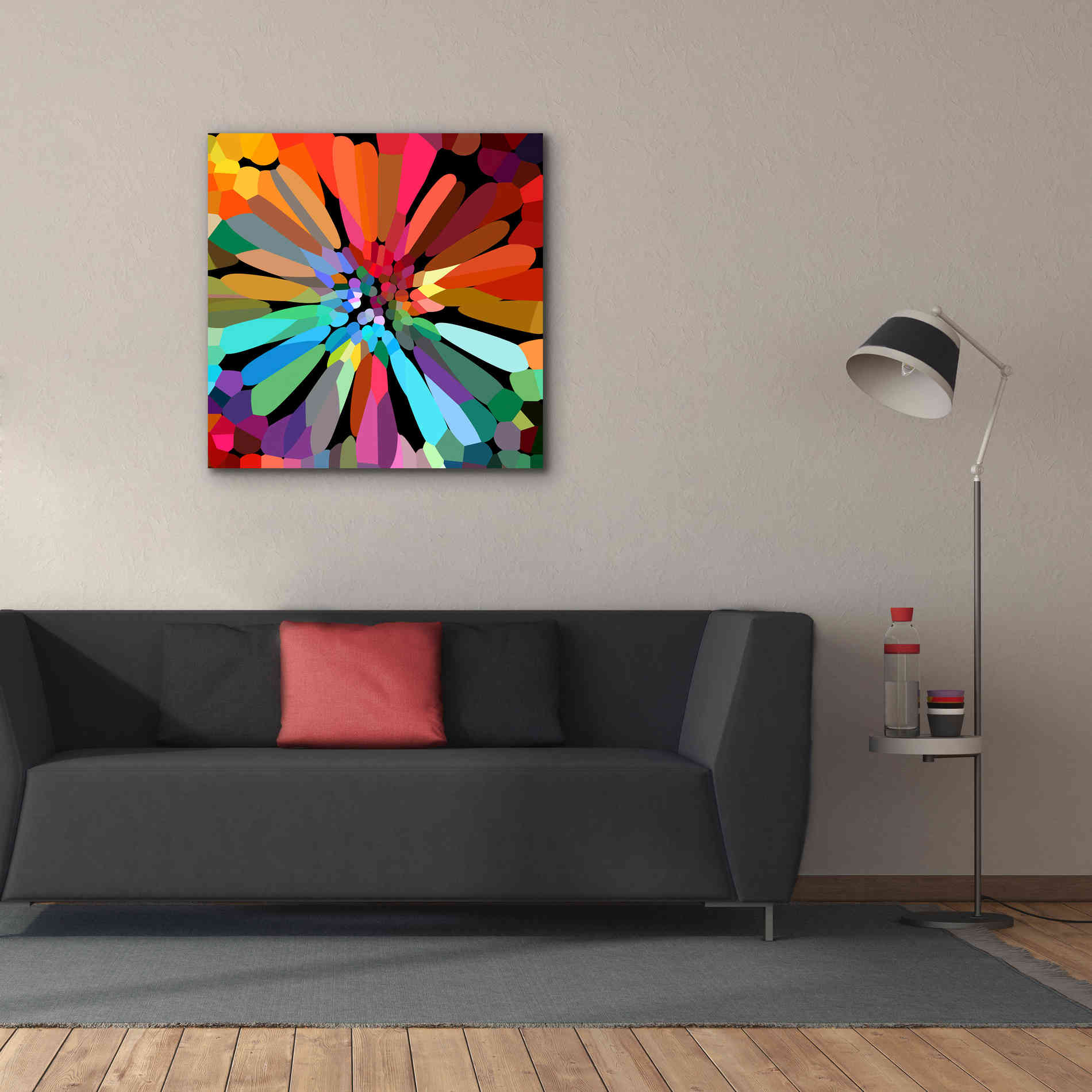 'Flower' by Shandra Smith, Canvas Wall Art,37 x 37