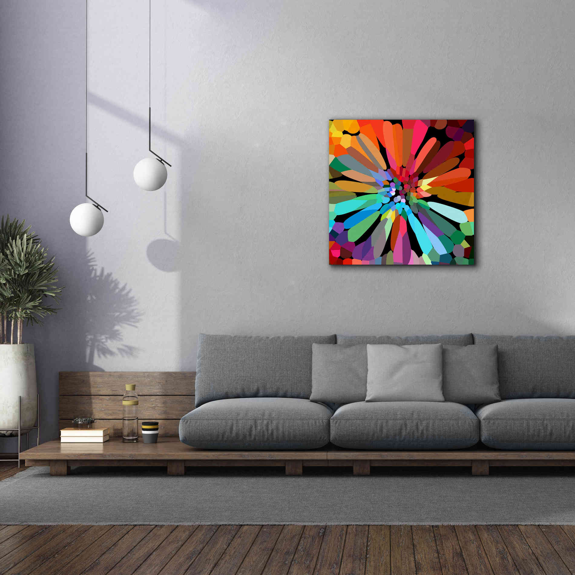 'Flower' by Shandra Smith, Canvas Wall Art,37 x 37