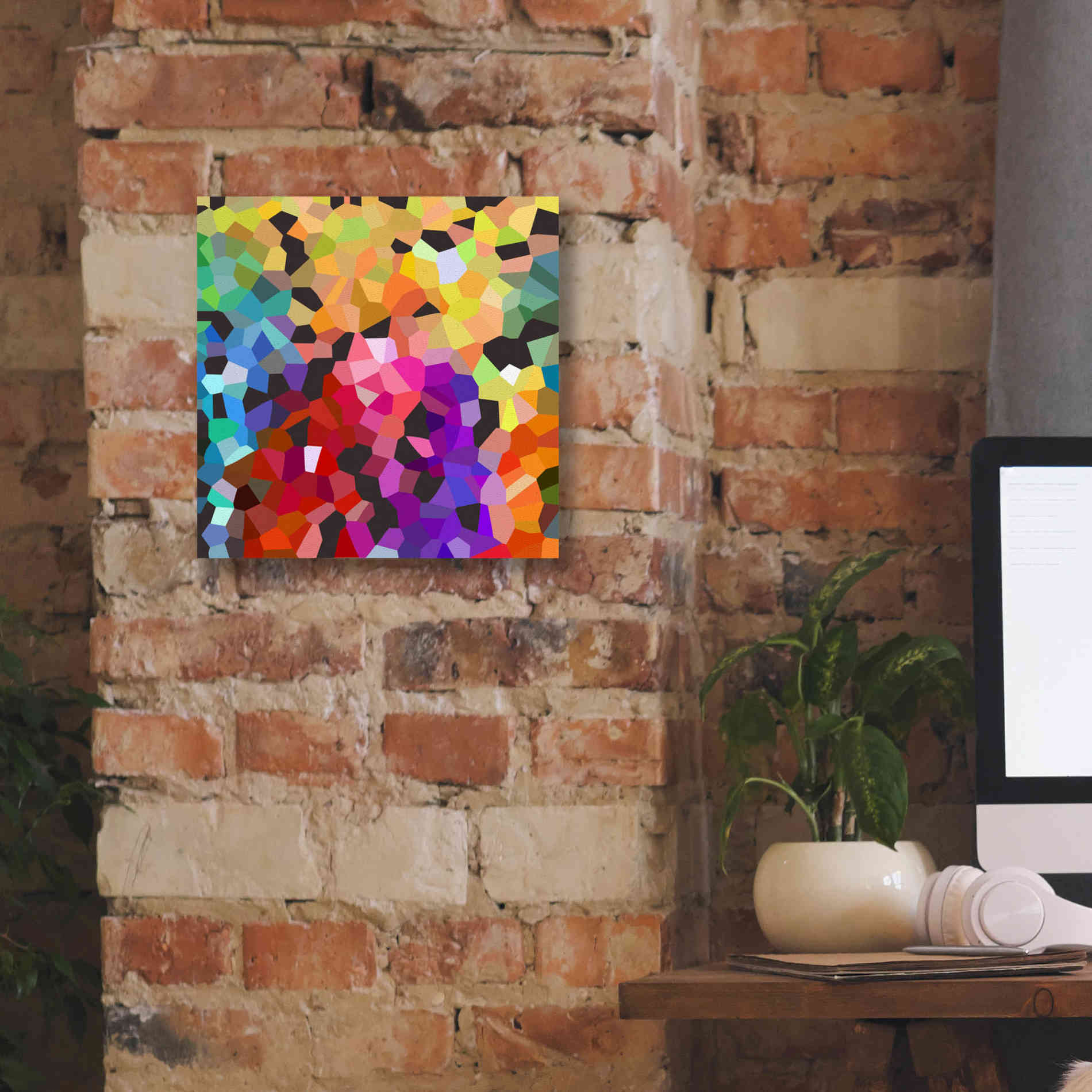 'Fooling Around' by Shandra Smith, Canvas Wall Art,12 x 12