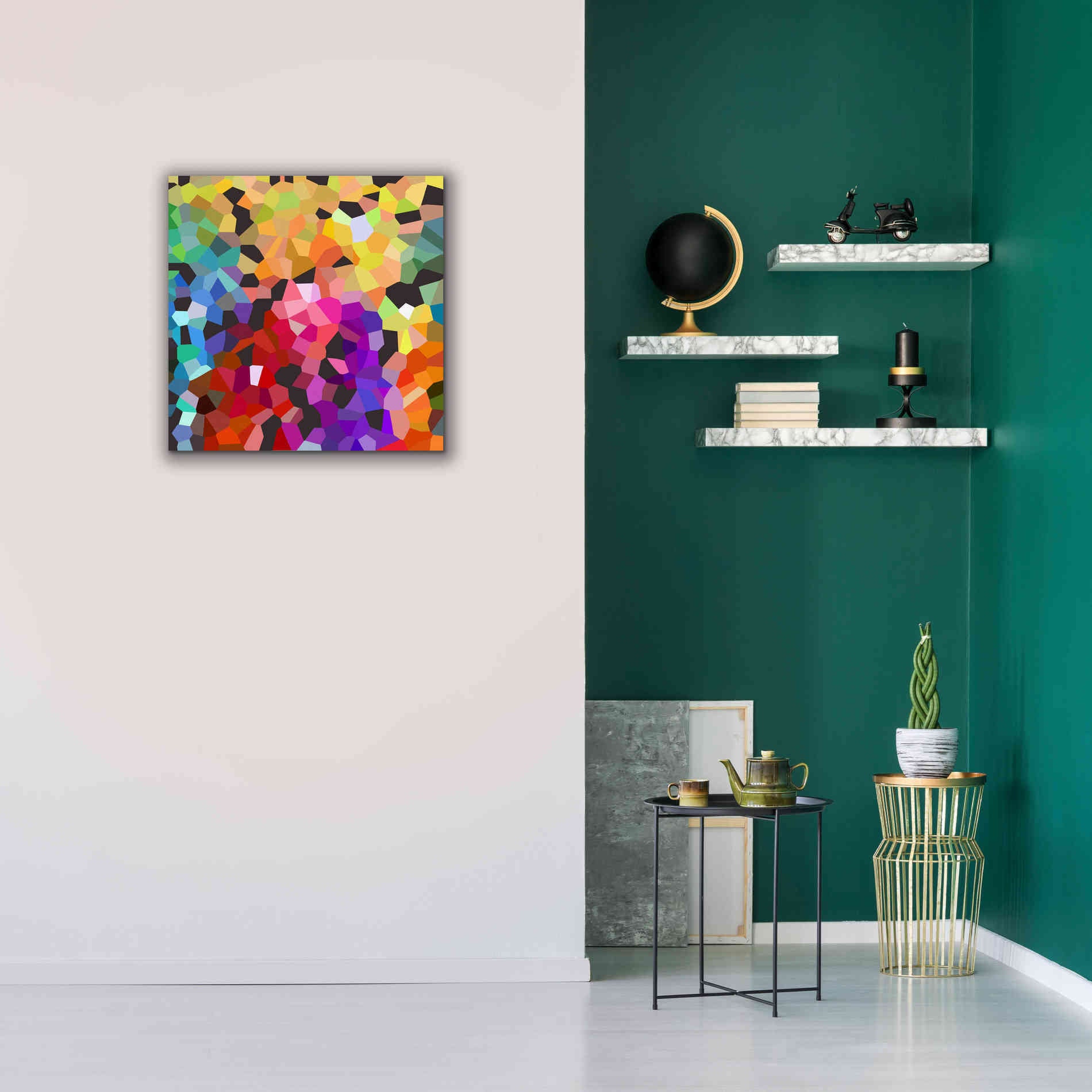 'Fooling Around' by Shandra Smith, Canvas Wall Art,26 x 26