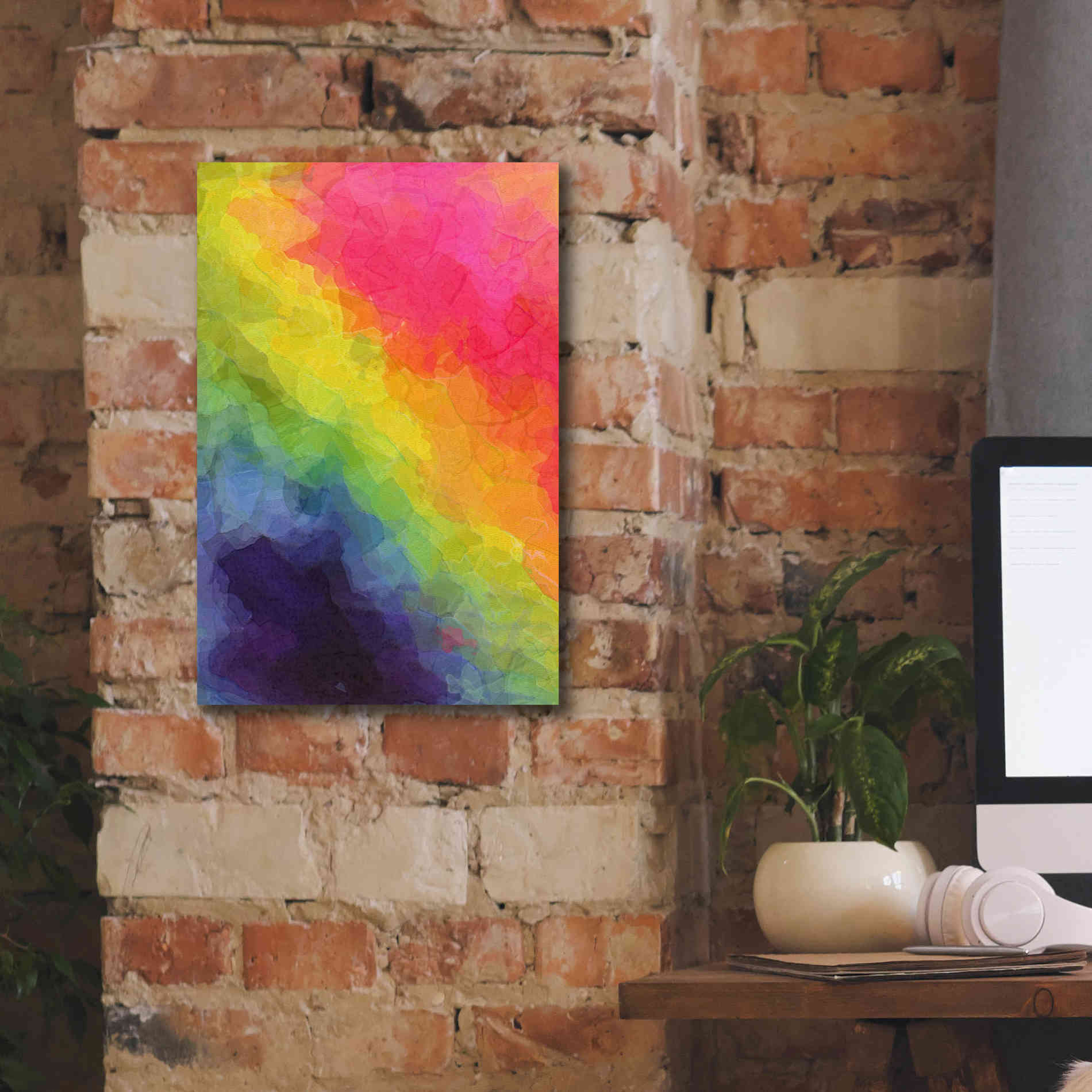 'Joyful' by Shandra Smith, Canvas Wall Art,12 x 18