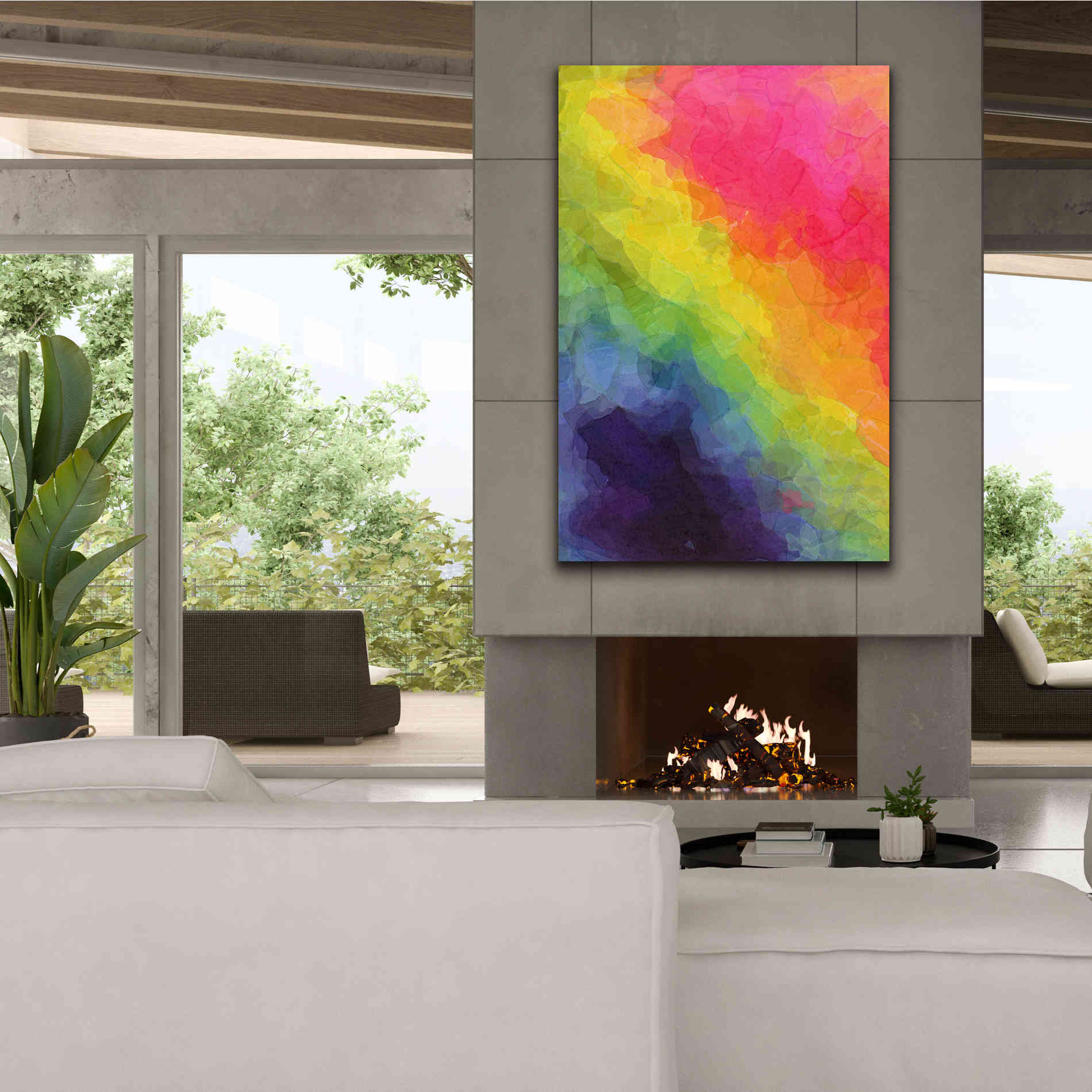 'Joyful' by Shandra Smith, Canvas Wall Art,40 x 60