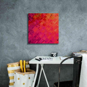 'Purple & Orange' by Shandra Smith, Canvas Wall Art,18 x 18