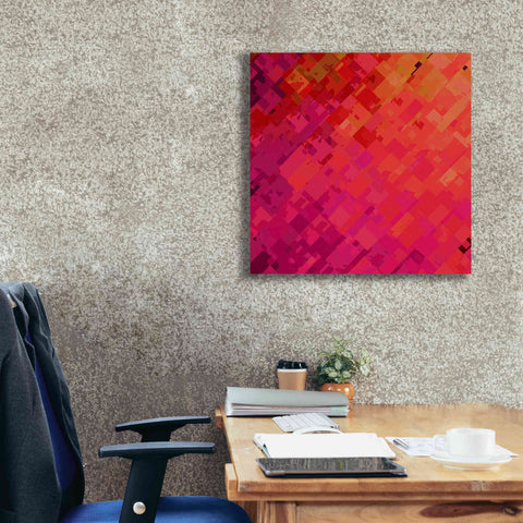 Image of 'Purple & Orange' by Shandra Smith, Canvas Wall Art,26 x 26