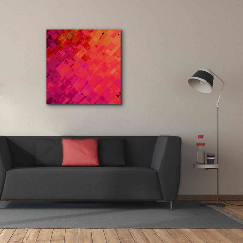 Image of 'Purple & Orange' by Shandra Smith, Canvas Wall Art,37 x 37