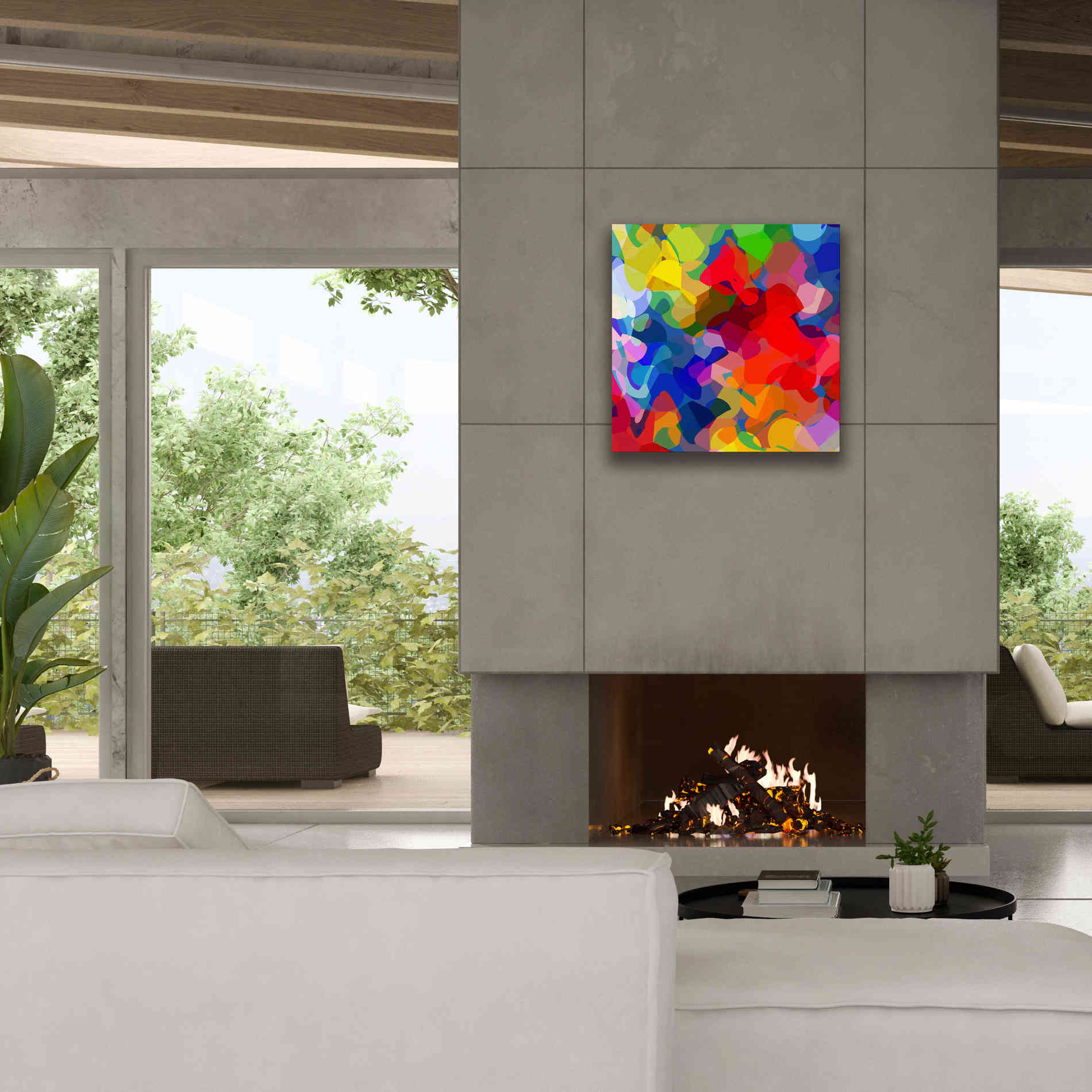 'Underwater' by Shandra Smith, Canvas Wall Art,26 x 26