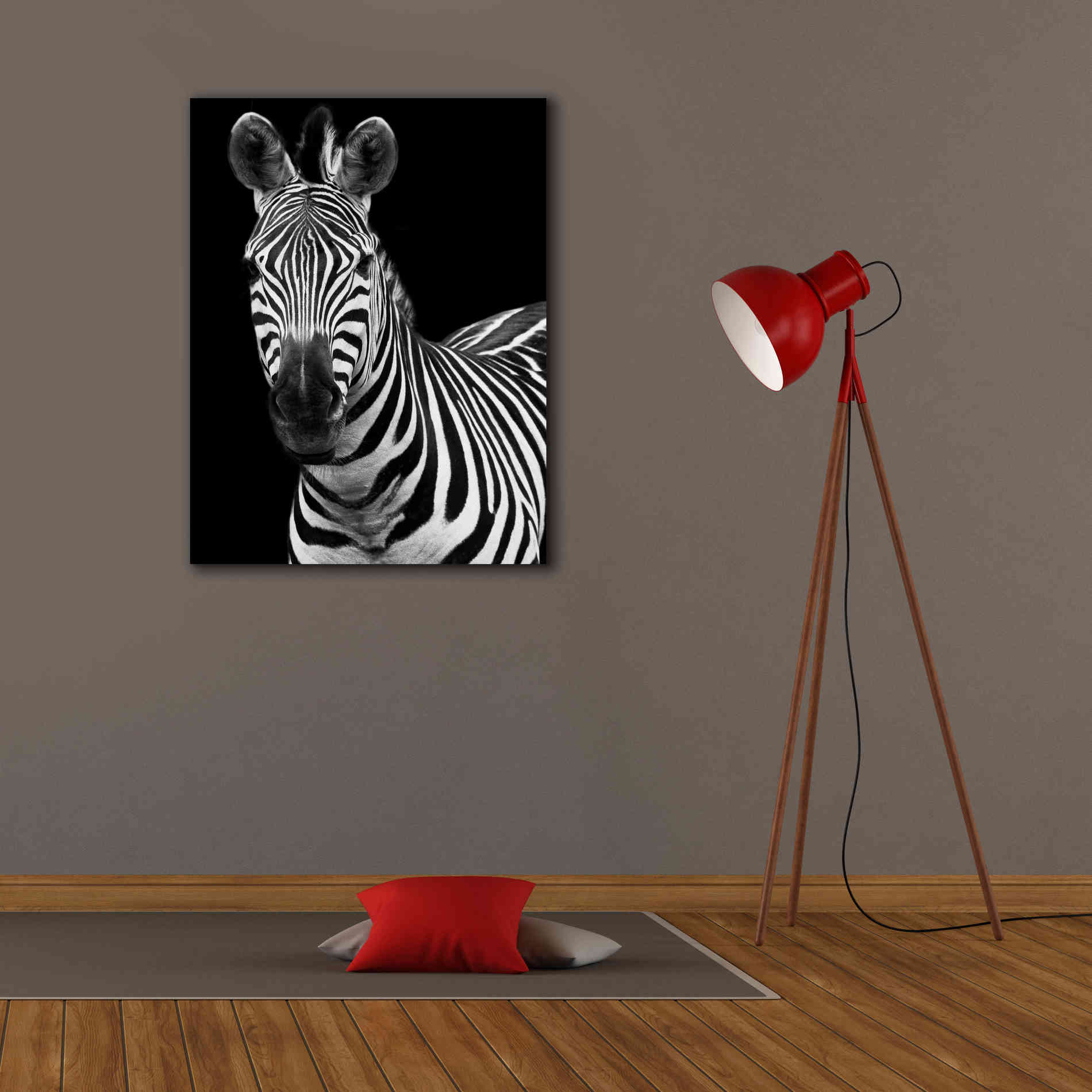 'Zebra II' by Debra Van Swearingen, Canvas Wall Art,26 x 34
