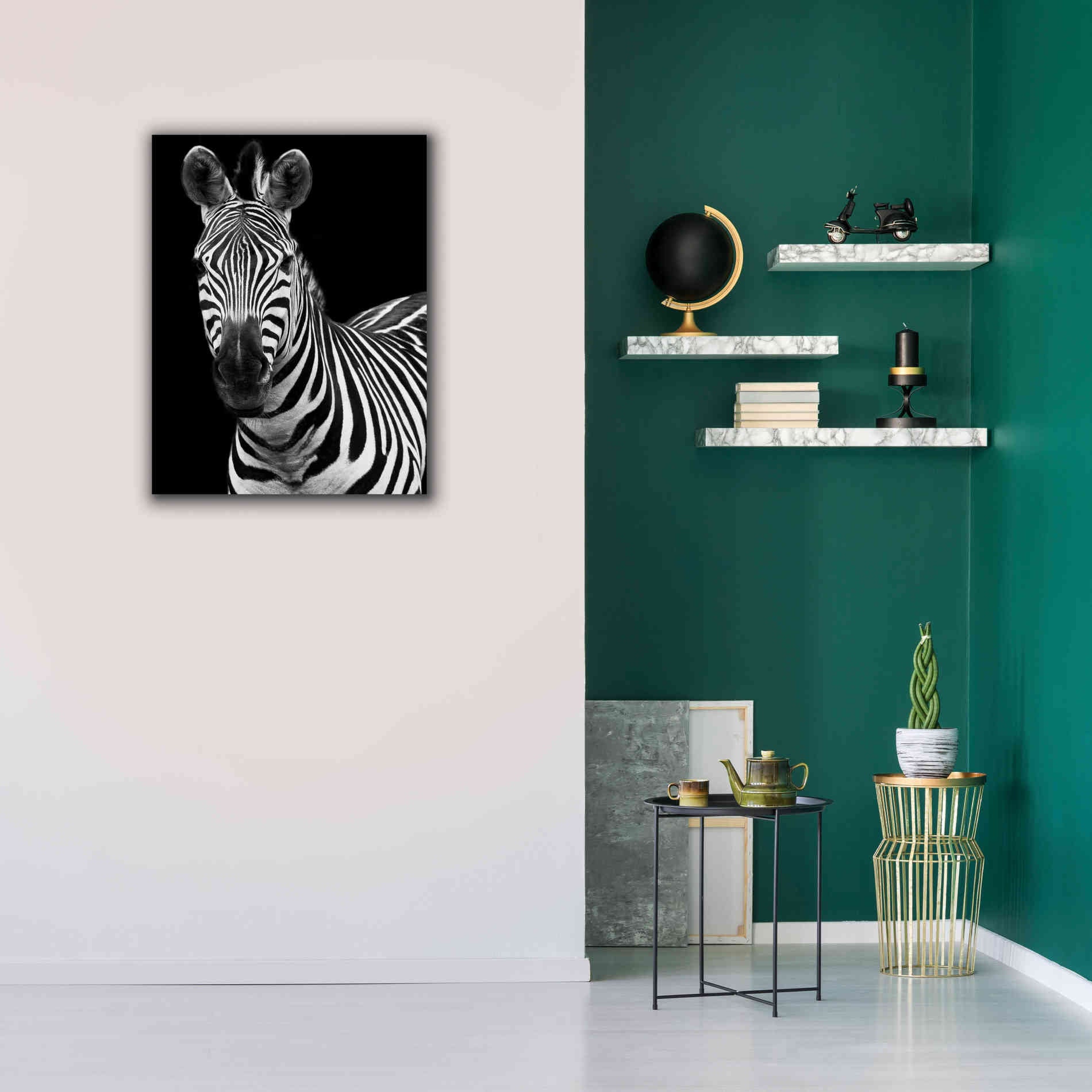 'Zebra II' by Debra Van Swearingen, Canvas Wall Art,26 x 34