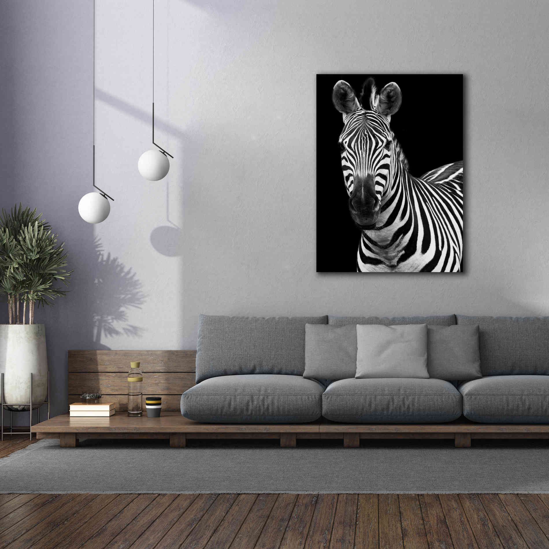 'Zebra II' by Debra Van Swearingen, Canvas Wall Art,40 x 54