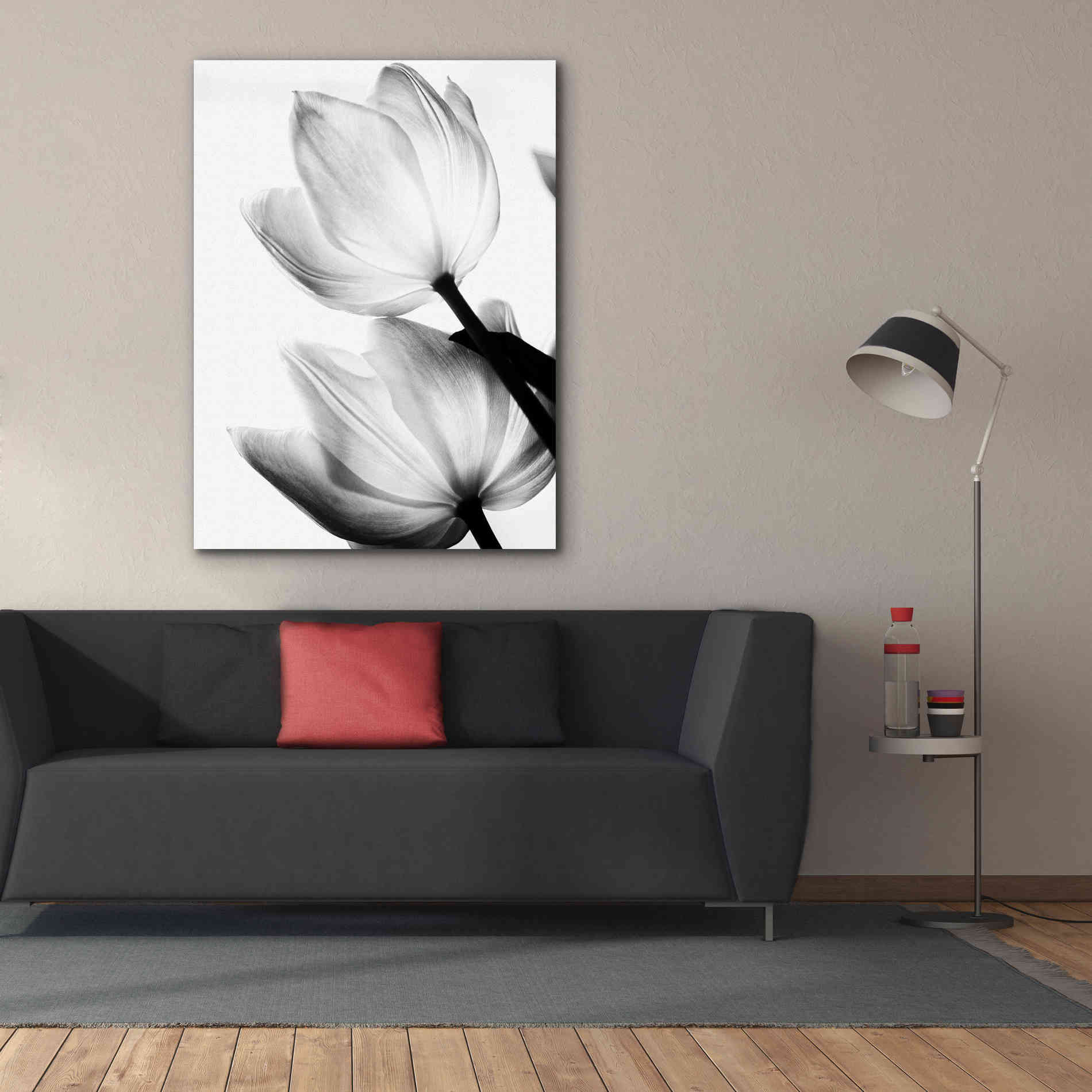 'Translucent Tulips II' by Debra Van Swearingen, Canvas Wall Art,40 x 54