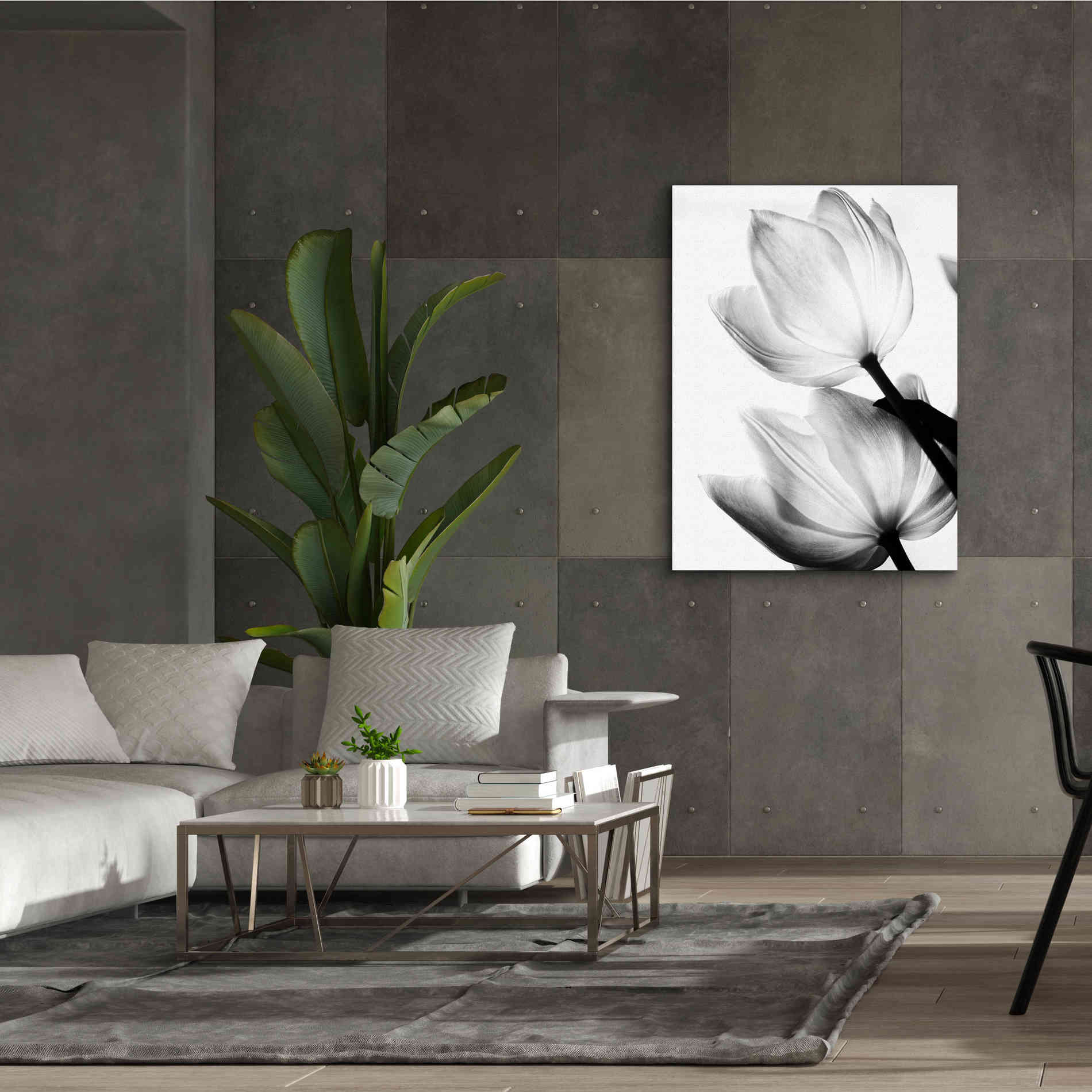 'Translucent Tulips II' by Debra Van Swearingen, Canvas Wall Art,40 x 54