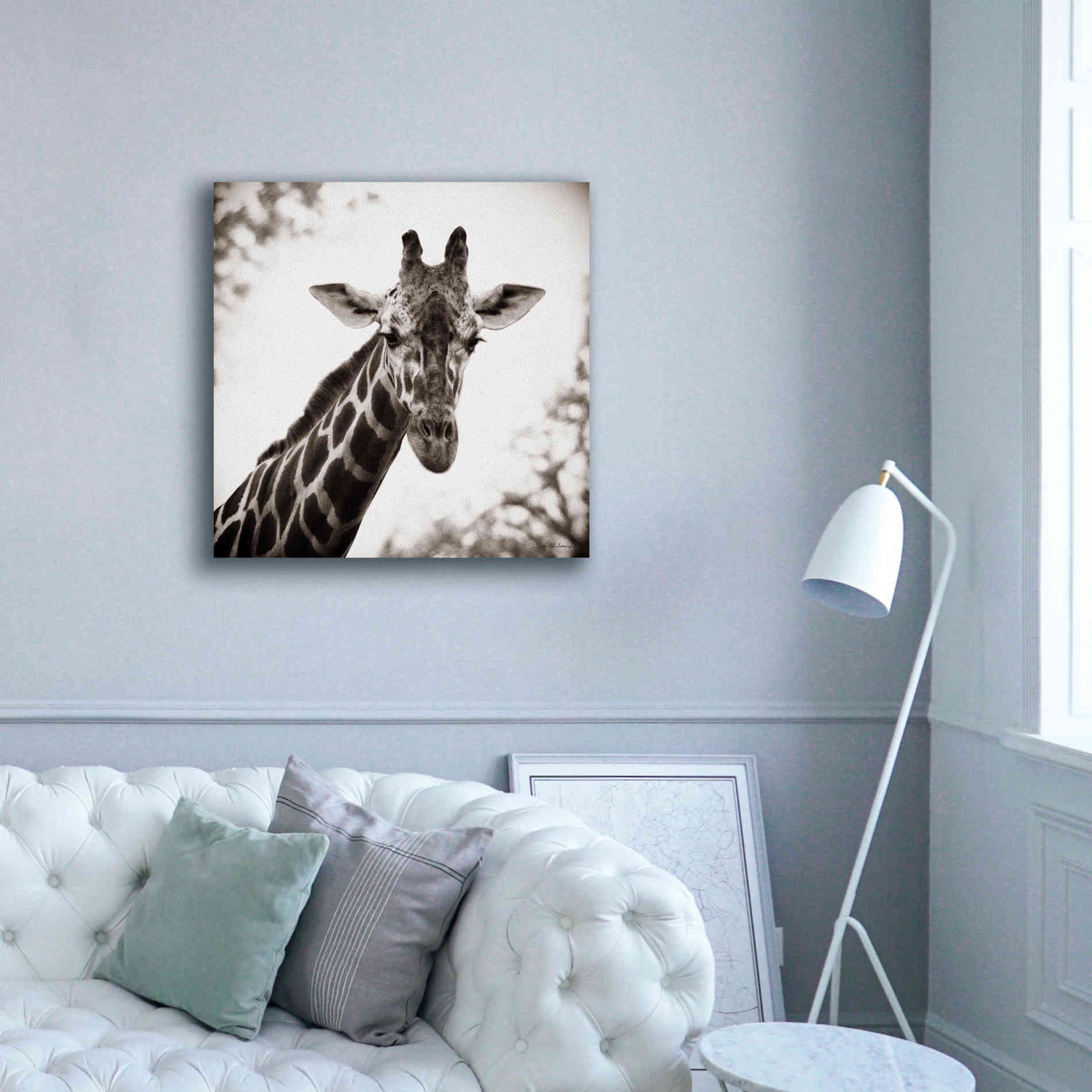 'Giraffe I' by Debra Van Swearingen, Canvas Wall Art,37 x 37