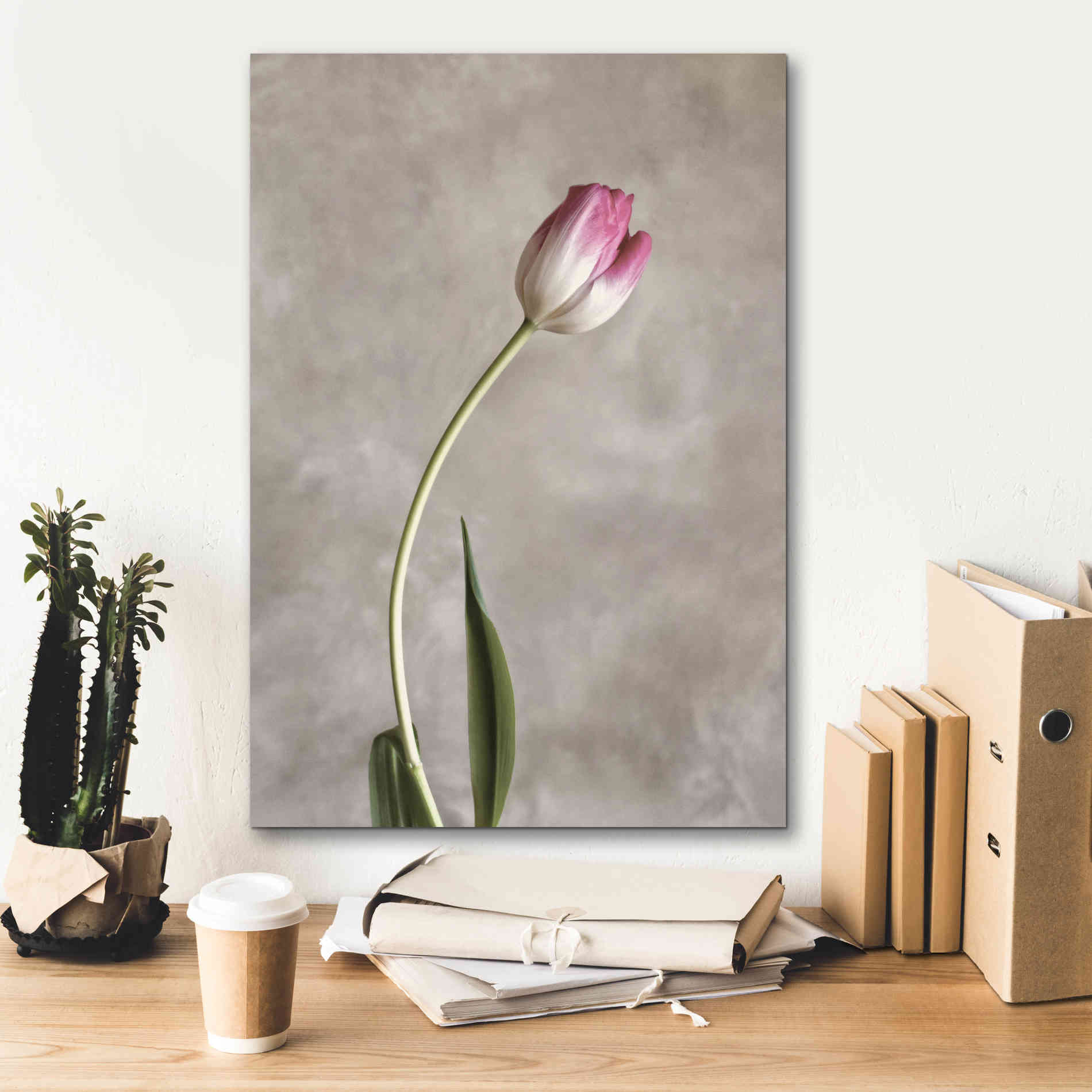 'Fresh Tulips I' by Debra Van Swearingen, Canvas Wall Art,18 x 26