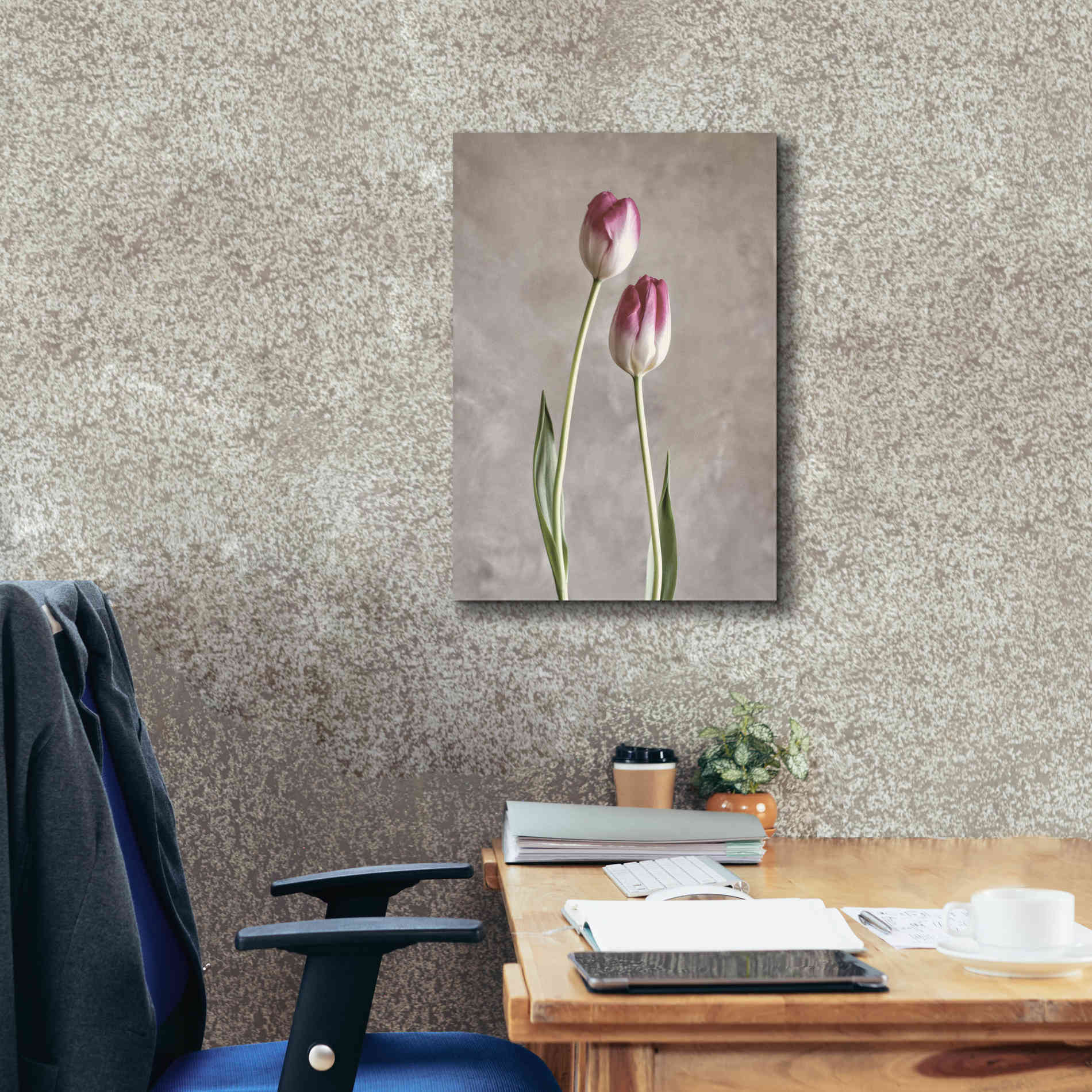'Fresh Tulips III' by Debra Van Swearingen, Canvas Wall Art,18 x 26