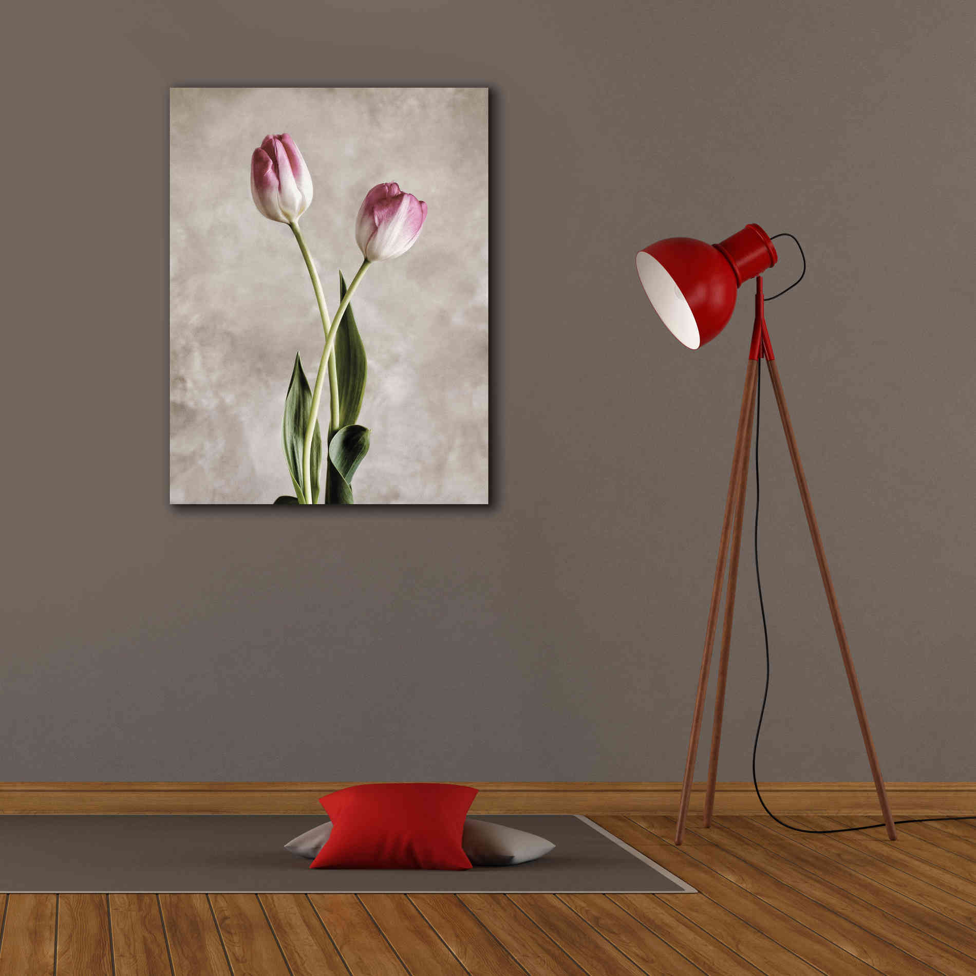 'Fresh Tulips IV' by Debra Van Swearingen, Canvas Wall Art,26 x 34