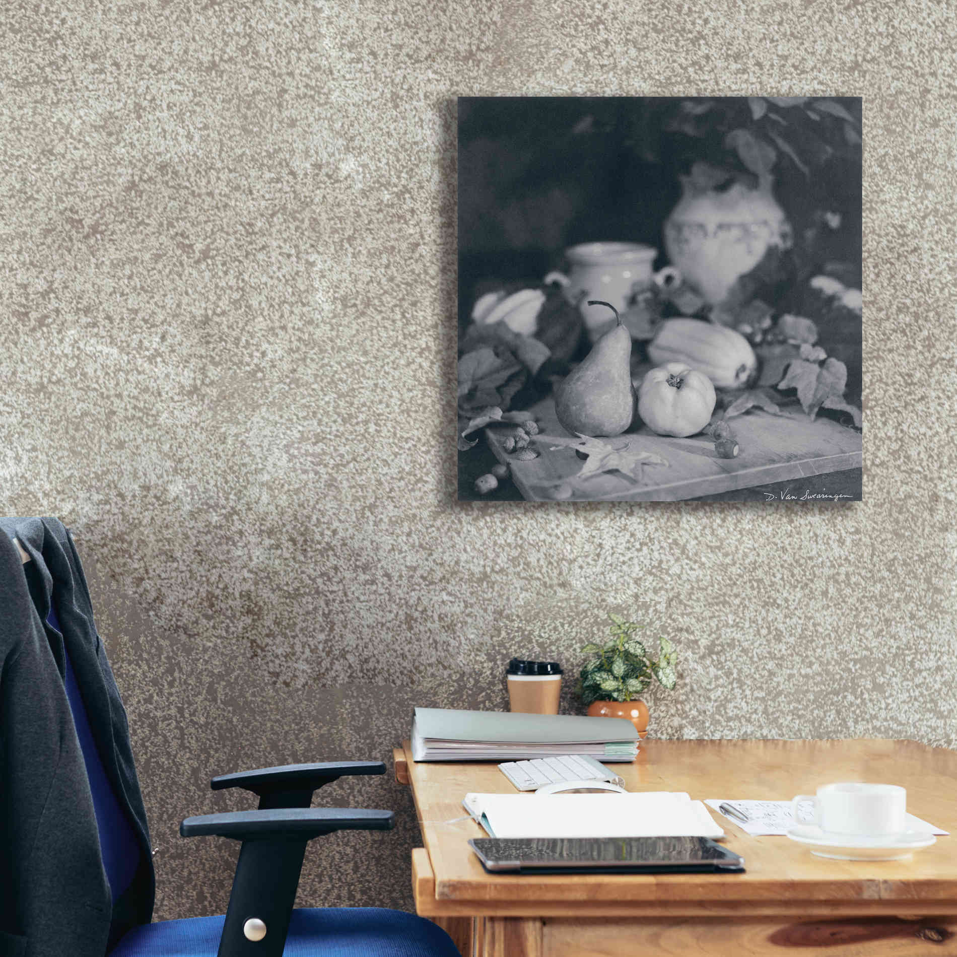 'Quince Pear' by Debra Van Swearingen, Canvas Wall Art,26 x 26