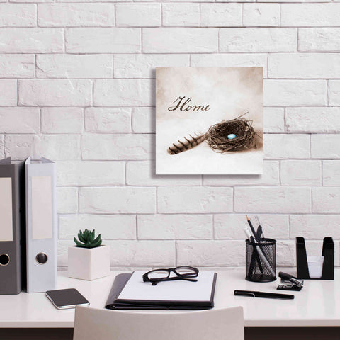 Image of 'Nestled IV - Home' by Debra Van Swearingen, Canvas Wall Art,12 x 12