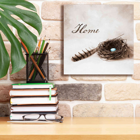 Image of 'Nestled IV - Home' by Debra Van Swearingen, Canvas Wall Art,12 x 12