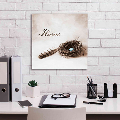 Image of 'Nestled IV - Home' by Debra Van Swearingen, Canvas Wall Art,18 x 18