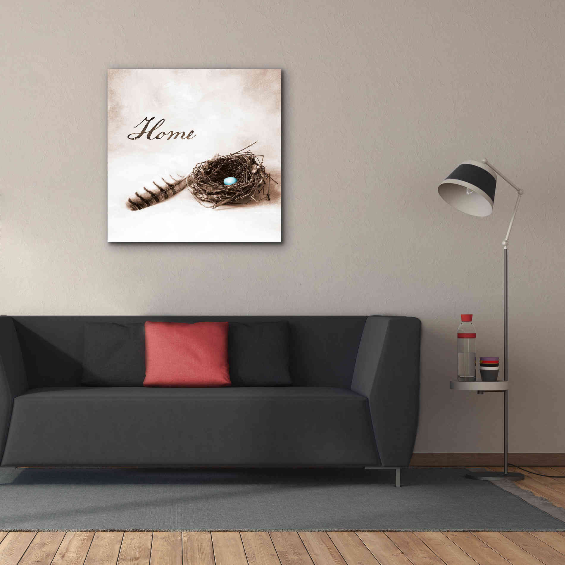 'Nestled IV - Home' by Debra Van Swearingen, Canvas Wall Art,37 x 37